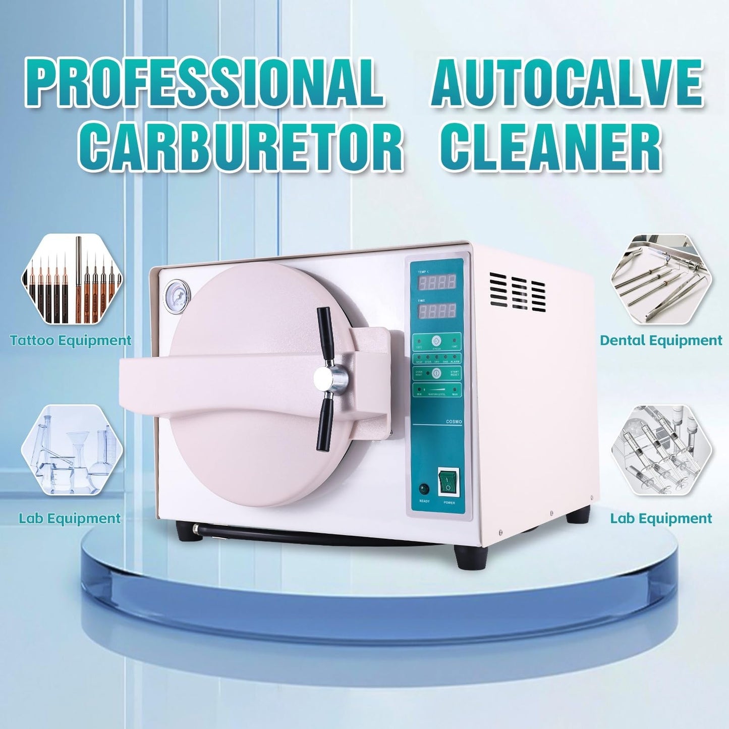 DACAT-RICHFU 18L TR250C Lab Autoclave with Drying Function Water Storage Tank