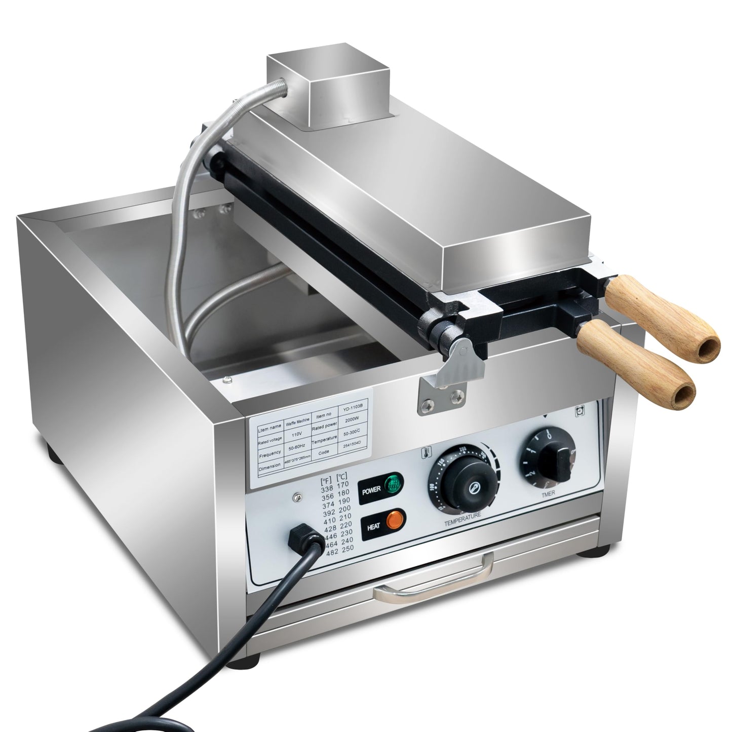 Ice Cream UFO Burger Maker 3pcs, Electric Burger Waffle Maker, rotary Hamburger sandwich machine Non-stick Panini press waffle machine 110V Gelato Panini Press machine for Home Kitchen Use Breakfast