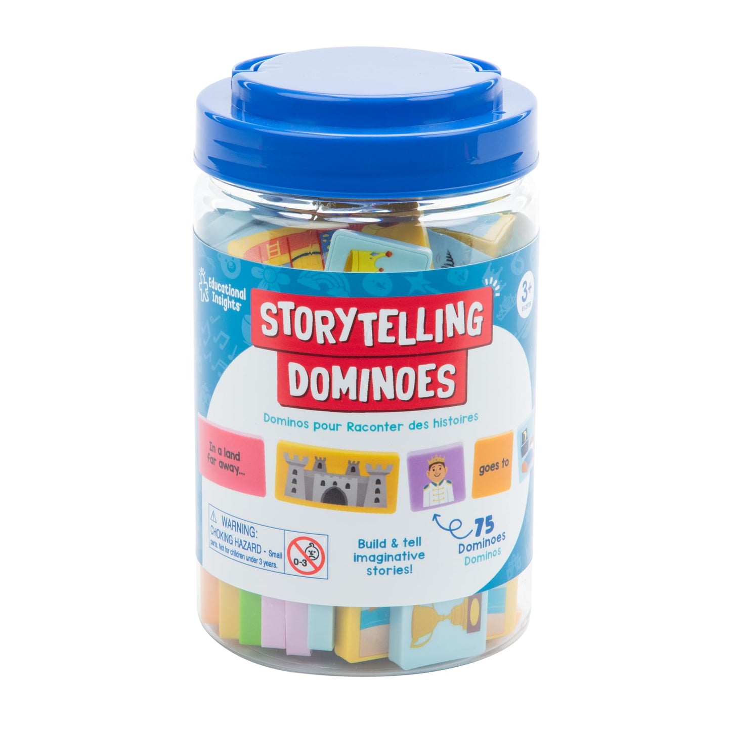 Educational Insights Storytelling Dominoes - Creative Story Prompt Toys & Social Skills Activities, Create Your Own Adventure Sequencing Games, Fun Conversation Starters & Gifts for Kids Ages 3+
