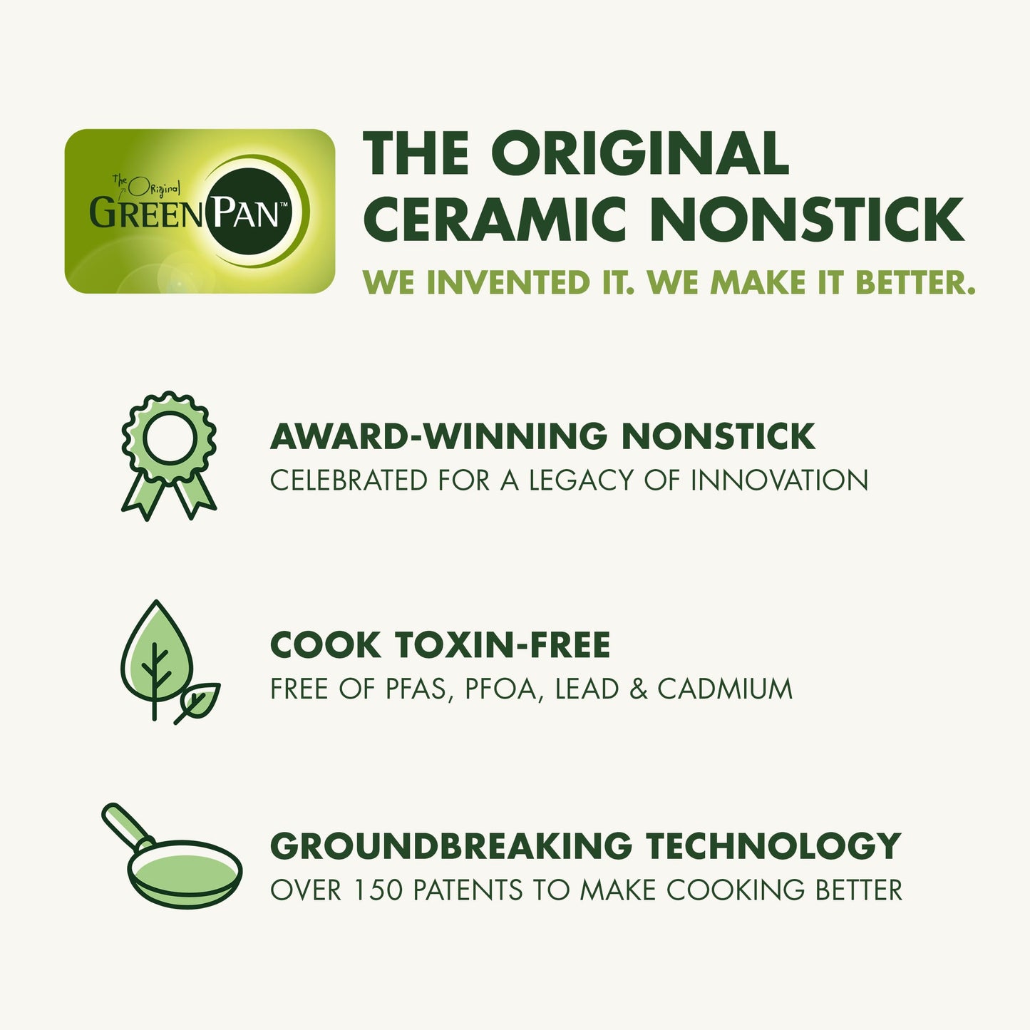 GreenPan Treviso 10 Piece Cookware Set, Non-Toxic PFAS-Free Stainless Steel Ceramic Nonstick Coating, Induction Suitable, Pots, Pans Lids, Sauté & Saucepans, Multi Clad, Dishwasher & Oven Safe