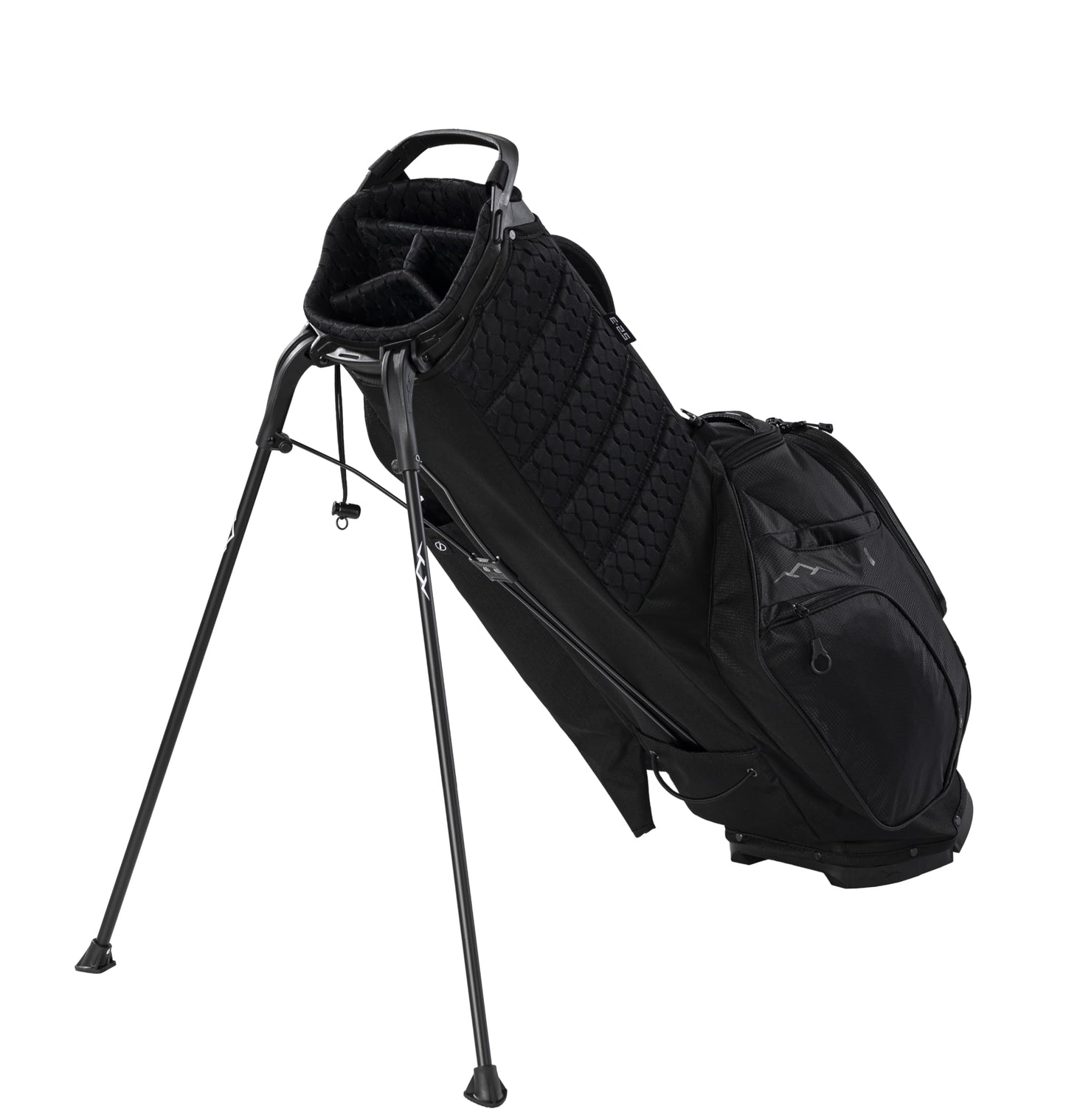 Sun Mountain Men's Eclipse 2.5 LS Lightweight Stand Golf Bag 4-Way Top - 8 Pockets, X Fit Dual Strap System, Push & Electric Cart Compatible Compression Base, 2025 Model - Black