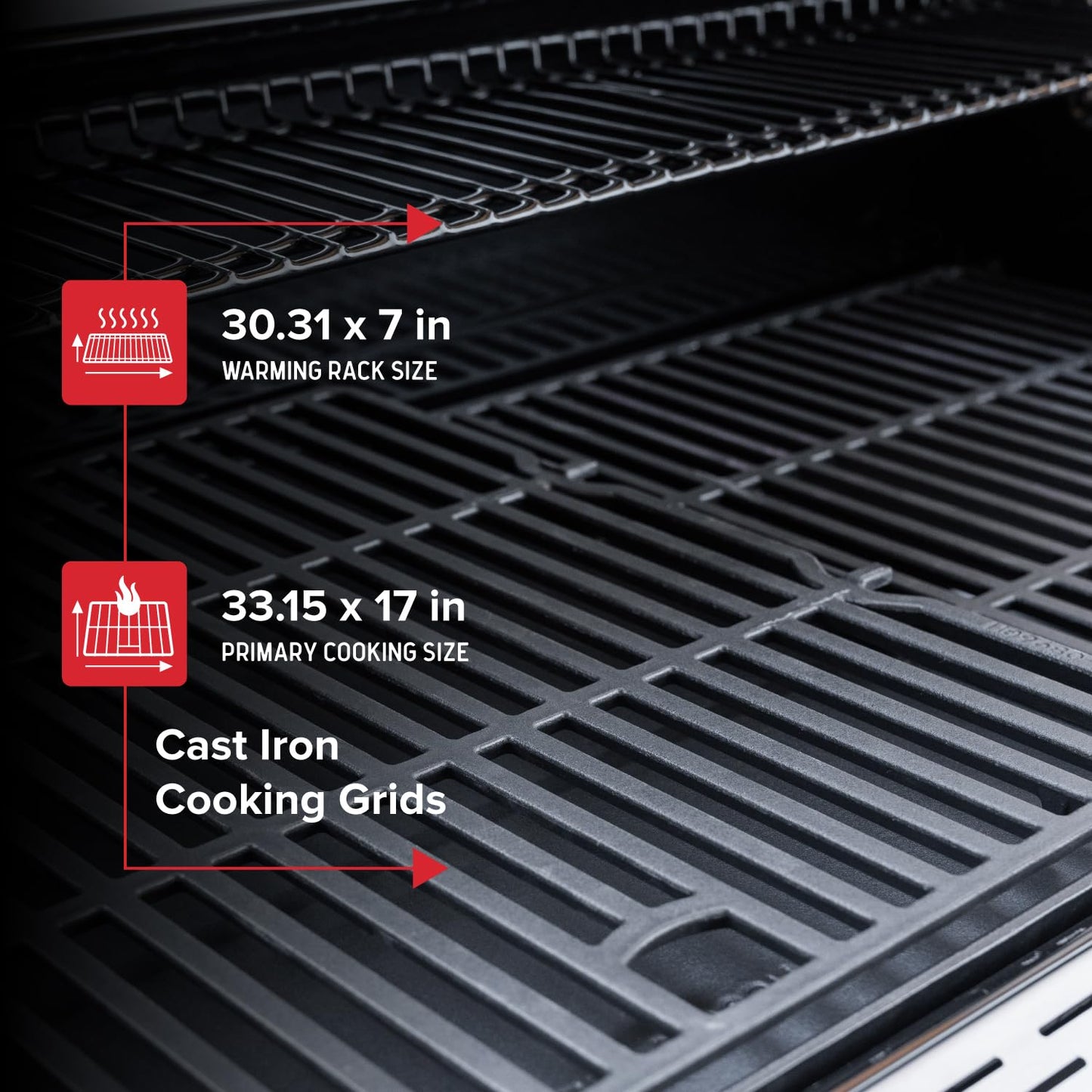 Nexgrill Deluxe 6-Burner Dual Fuel Propane Gas Grill with Searing Side Burner and Griddle Insert, Stainless Steel Frame, 60,000 BTUs Output, BBQ Grill for Outdoor Gatherings - 720-0896GH