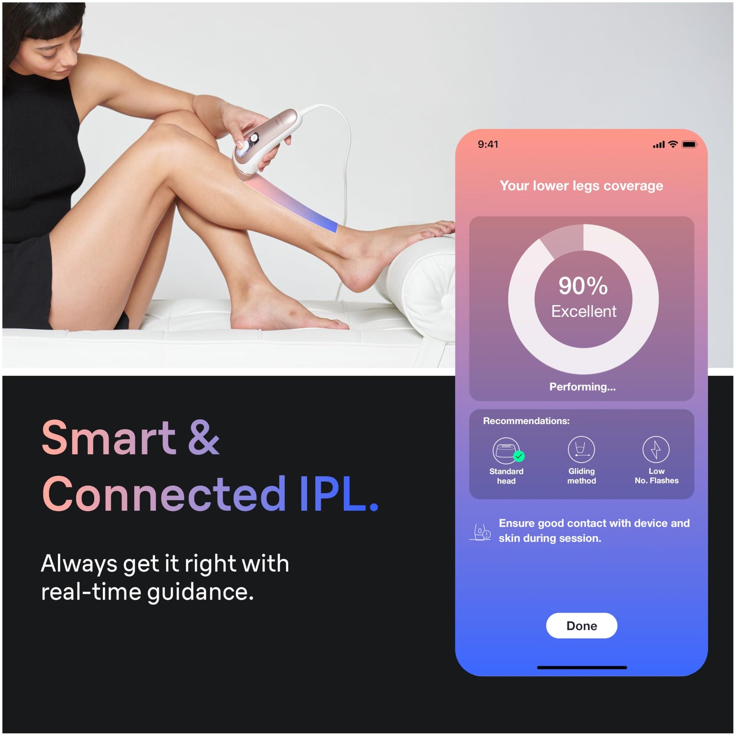 Braun Smart IPL, Skin i·Expert Pro 7, VOGUE's Best Hair Removal Device, IPL Hair Removal for Women and Men, Permanent Laser Hair Reduction At-Home, World's 1st Smart App, 4 Heads, IPL7387
