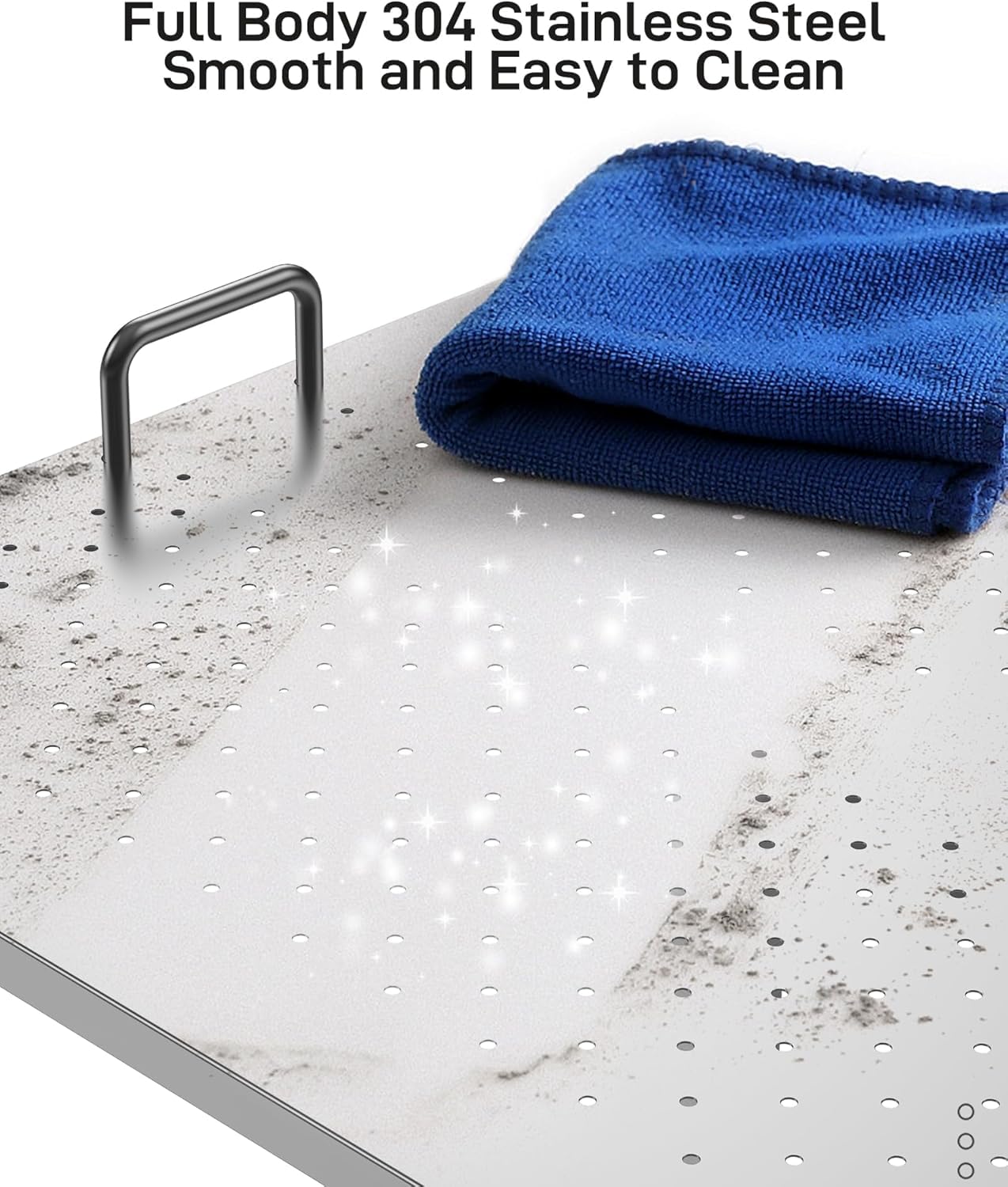 GarveeTech 50 in Pet Dog Grooming Tub with Removable Ramp, Professional Stainless Steel Dog Washing Station, for Large, Medium, Small Pets, Washing Pets for Home Right Door
