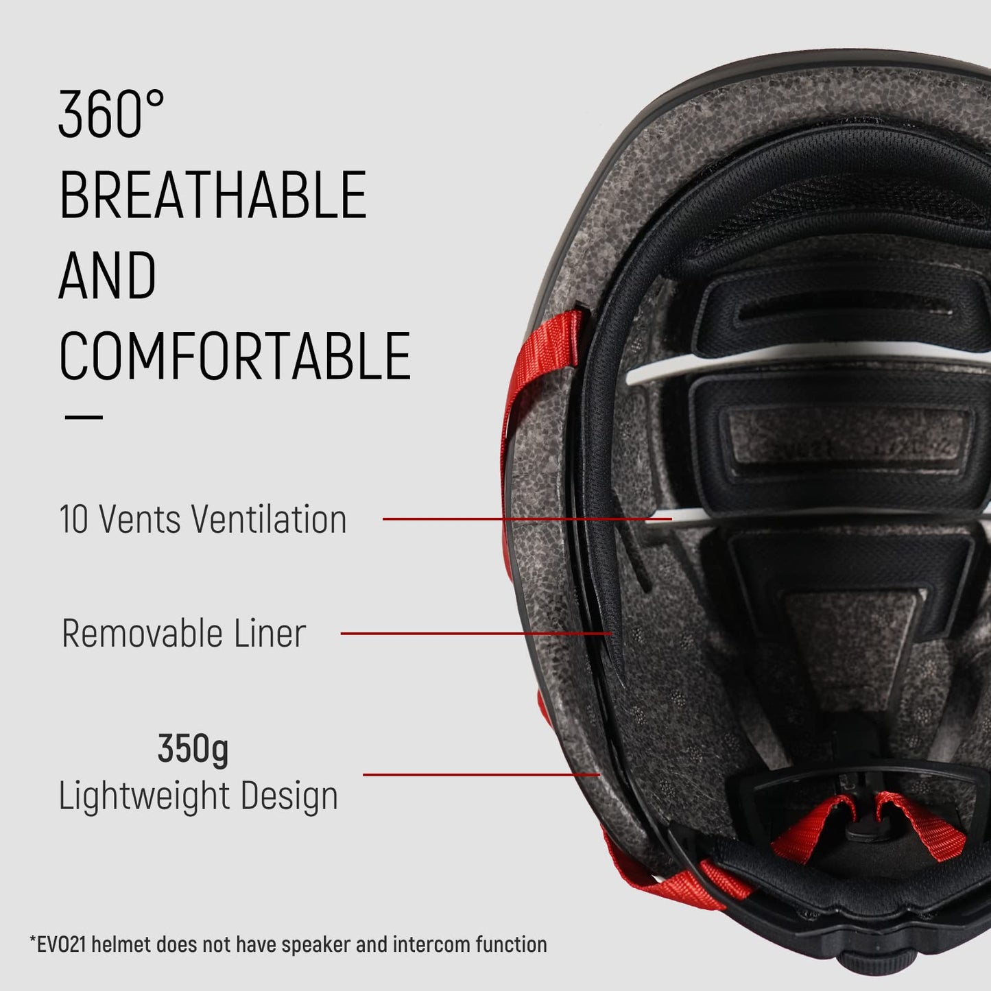 LIVALL EVO21 Smart Bike Helmet with Light, Smart Helmet with Wide-Angle Light | Turn Signals | Brake Warning Light | Fall Detection, Bike Helmets for Men Women, Bicycle Helmet for Urban Commuter