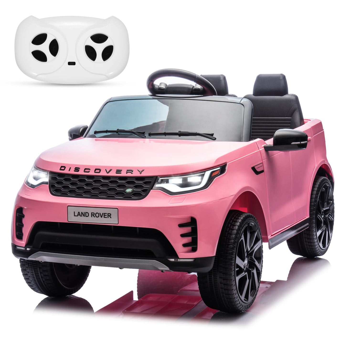 GarveeLife 12V 4.5AH Electric Car for Kids, Children Ride On Toy with Parental Remote Control, Kids' Electric Vehicle with Soft Start Design/3 Speed/Double Seats & LED Lights