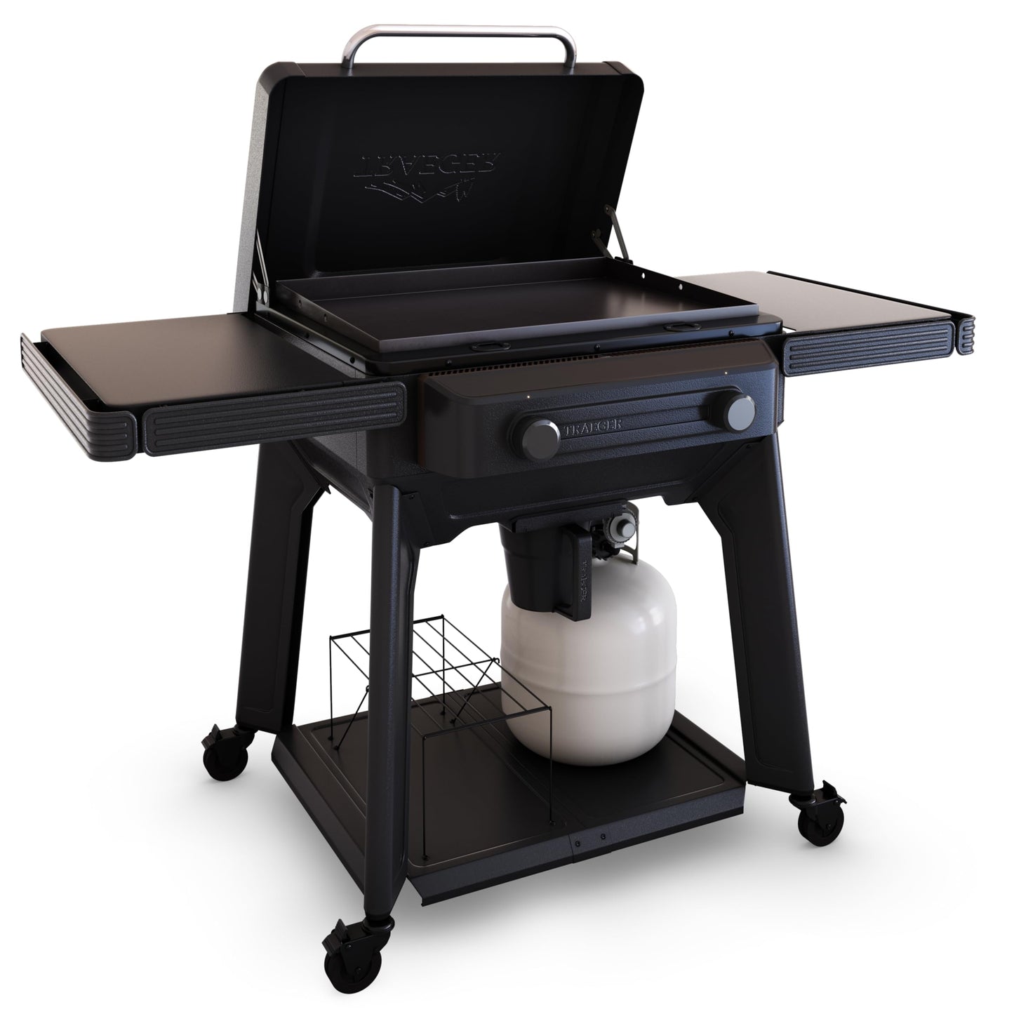 Traeger Grills Flatrock 2 Zone, 26-Inch Flat Top Griddle, Outdoor Gas Grill with Dual-Zone TruZone Cooking, Even Heat, and EZ-Clean Grease Management, Premium Propane Griddle for Outdoor Cooking