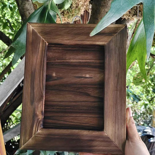 Dranvosk Staghorn Fern Mounting Kit - Wooden Wall Hanging Planter for Orchids,Vertical Garden & Climbing Plants with Decorative Outdoor Frame,Plant Holder Board & Wall Decor