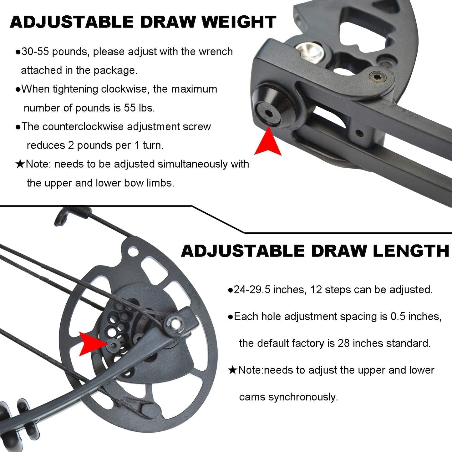 AMEYXGS Archery Compound Bows Kit Draw Weight 30-55 lbs Hunting Bow IBO 310fps Adults Archery with Hunting Accessories - Right Handed (Blue)