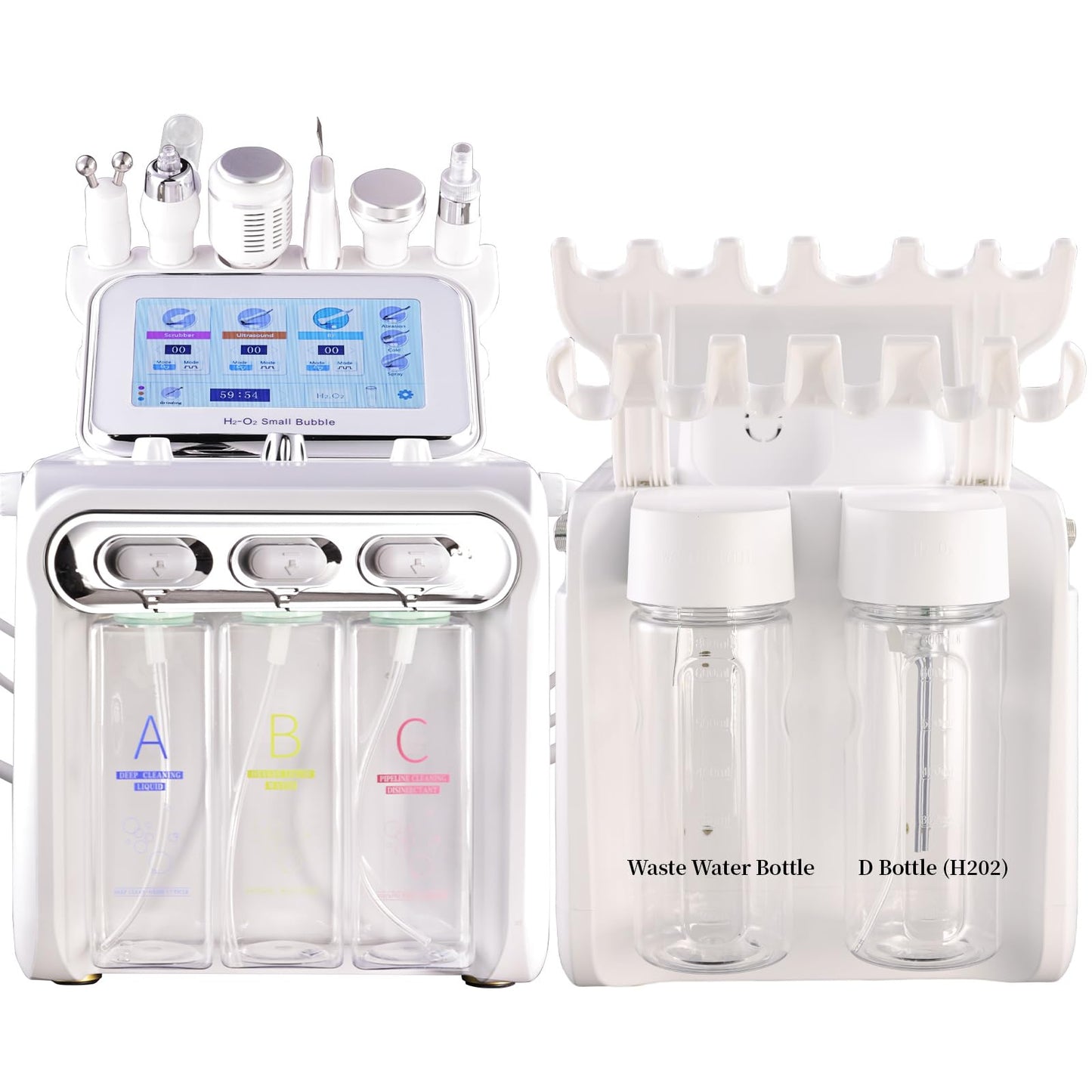 Hydrogen Oxygen Machine Professional Hydrogen Oxygen Facial Machine Household Salon Skin Care Devices for Face Moisturizing