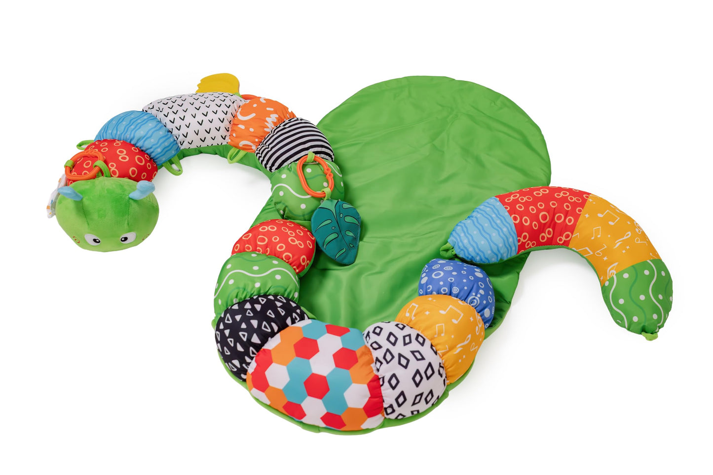 2-in-1 Tummy Time Mat & Baby Lounger Pillow - Seat Support for Baby Play Mat for Babies 0-6 Months, Infant Lounger Activity Center with Newborn Toys, Floor Pillows Sit Me Up, Infant Toys Floor Lounger