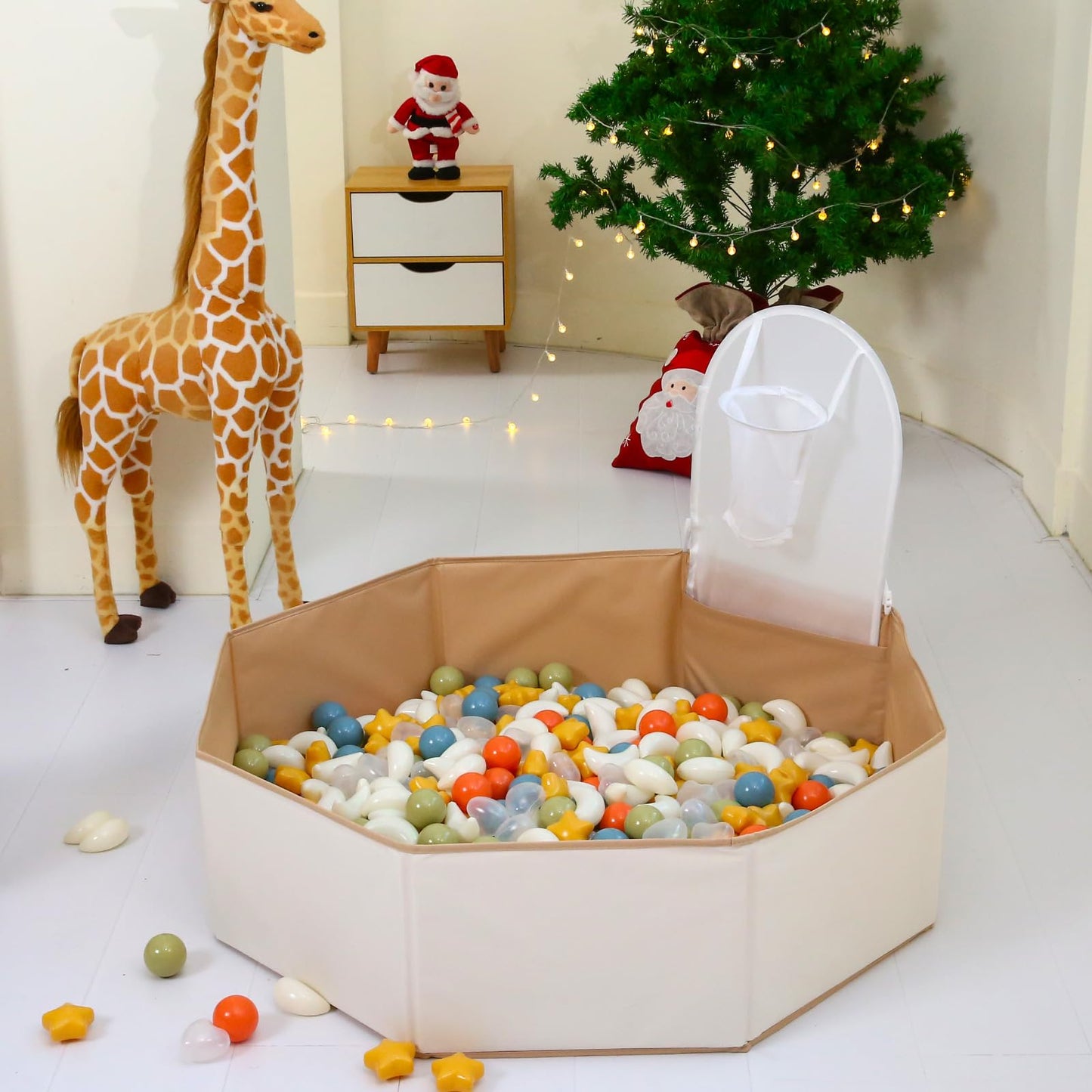 Foldable Ball Pits for Kids and Pets - Versatile Toddler Pool and Cat Ball Pit - Perfect for Girls and Boys Indoor and Outdoor Play Ball Pit - Easy to Assemble and Storage(Balls Not Include)