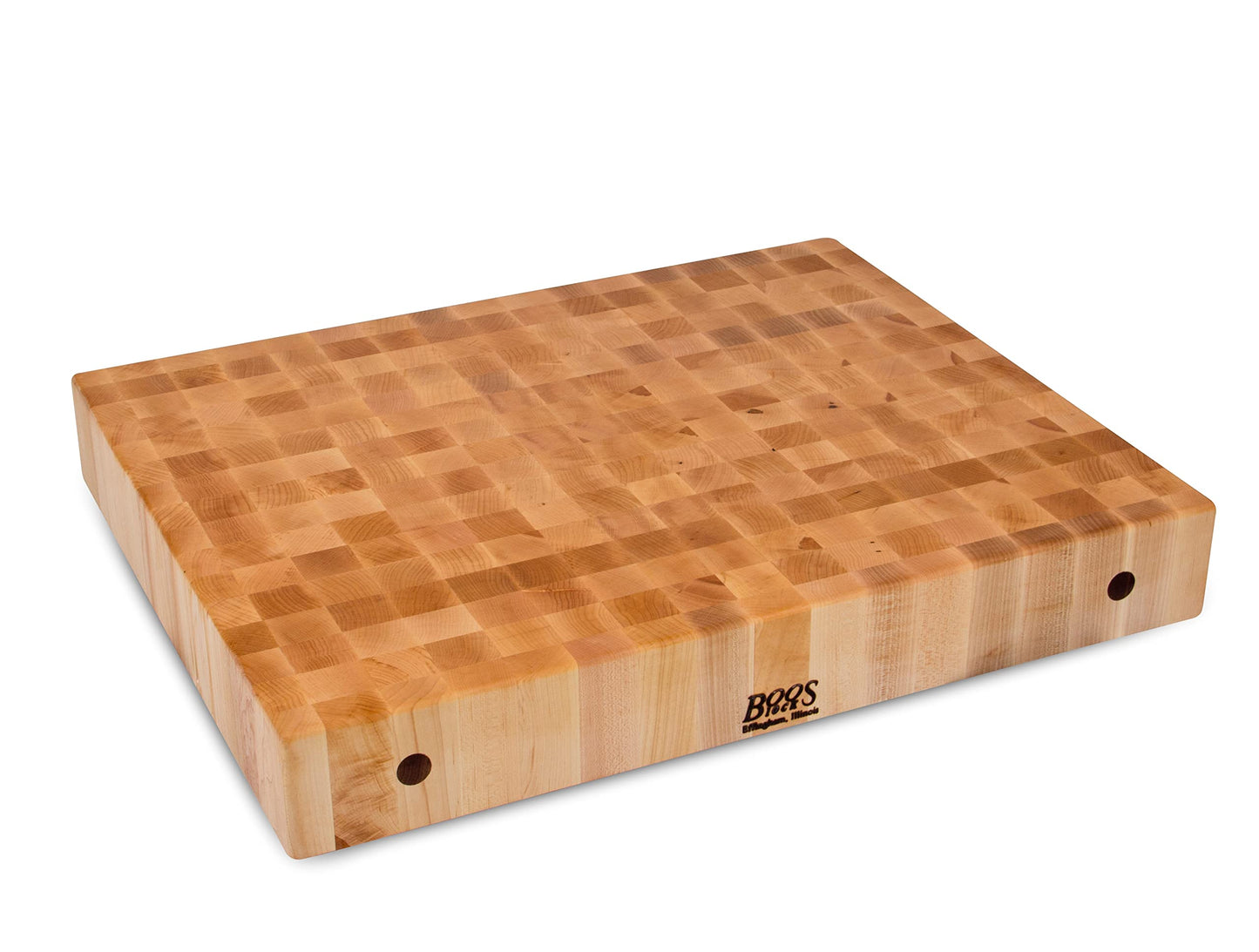 John Boos Block CCB3024 Classic Collection Maple Wood End Grain Chopping Block, 30 Inches x 24 Inches x 4 Inches