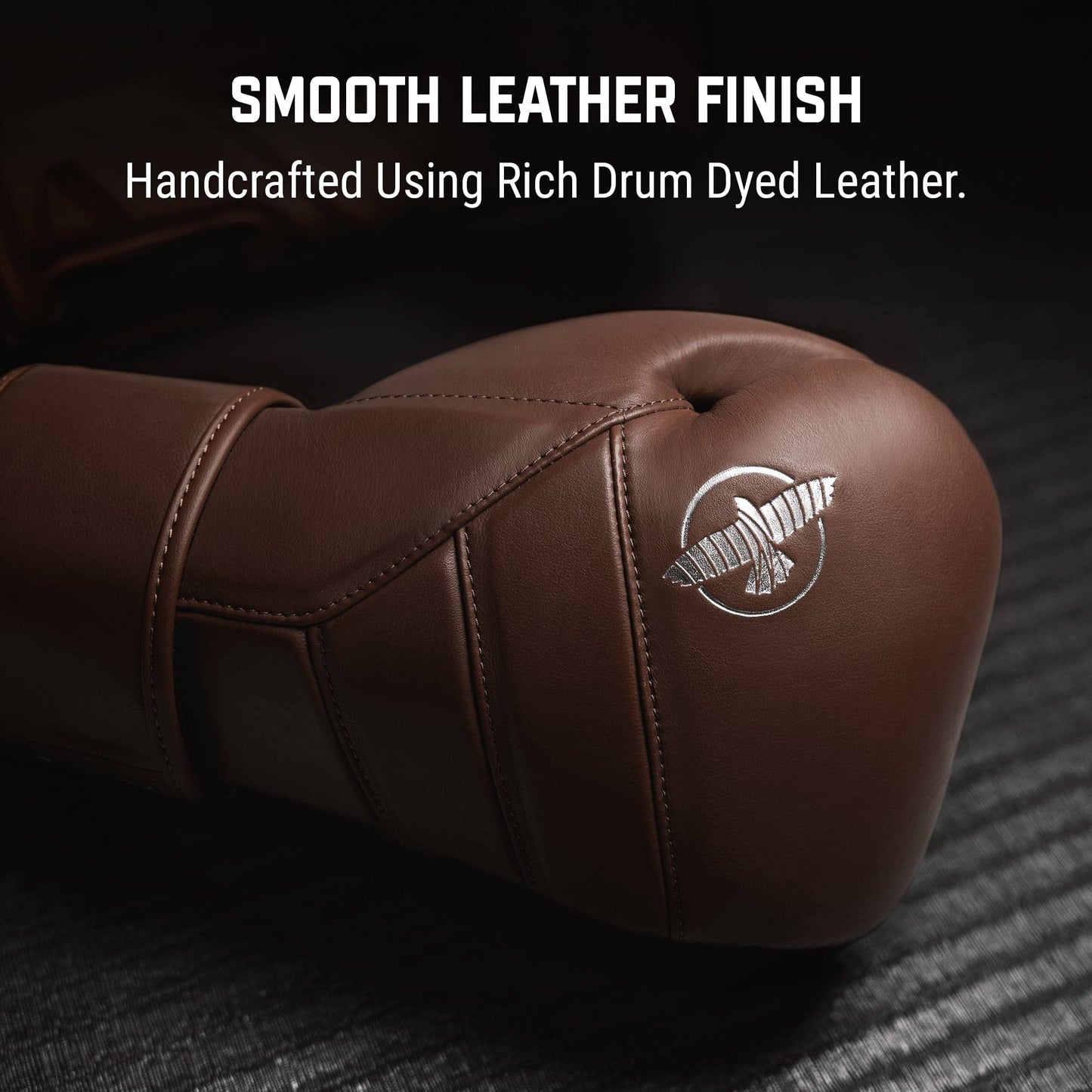 Hayabusa T3 Kanpeki Leather Boxing Gloves Men and Women for Training Sparring Heavy Bag and Mitt Work - Walnut Brown, 12oz