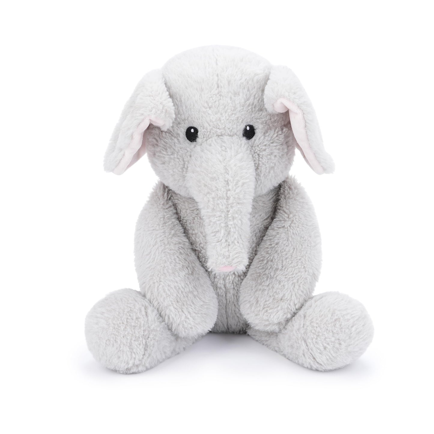 WEIGEDU Elephant Teddy Bear Stuffed Animals Plush Elephant Toys with Pink Ears Nose for Girls Boys Kids Babies Shower Bedtime Gifts, 15.7"