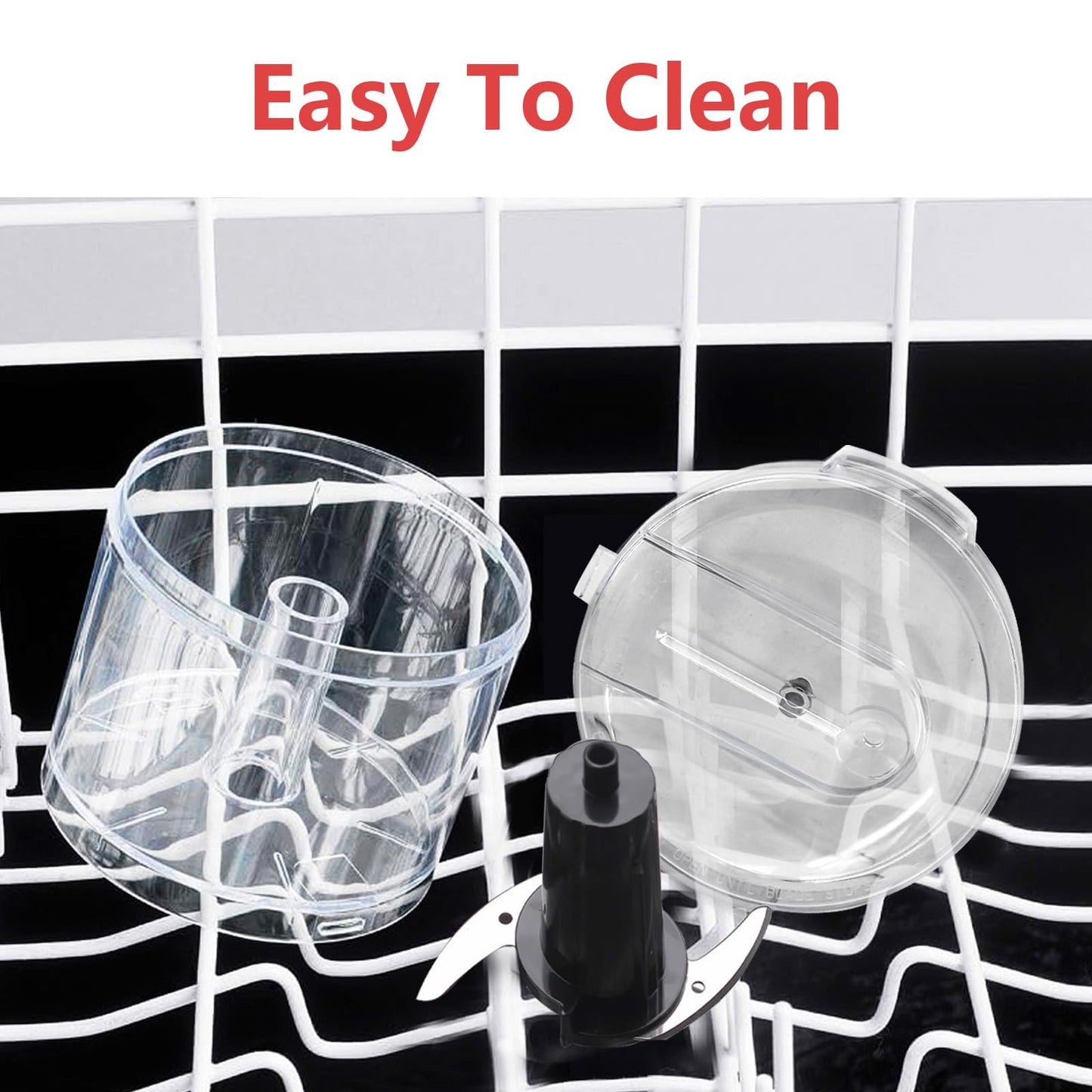 Liebe&Lecker Mini Food Processor,1.5 Cup Mini Chopper for Cutting Vegetable, Garlic,Onion and Meat