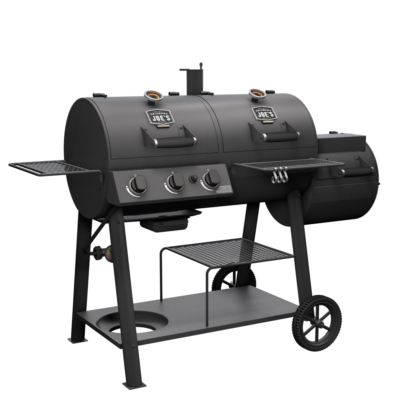 Oklahoma Joe's Canyon Combo DLX Charcoal and Propane Gas Smoker & Grill - 24203005