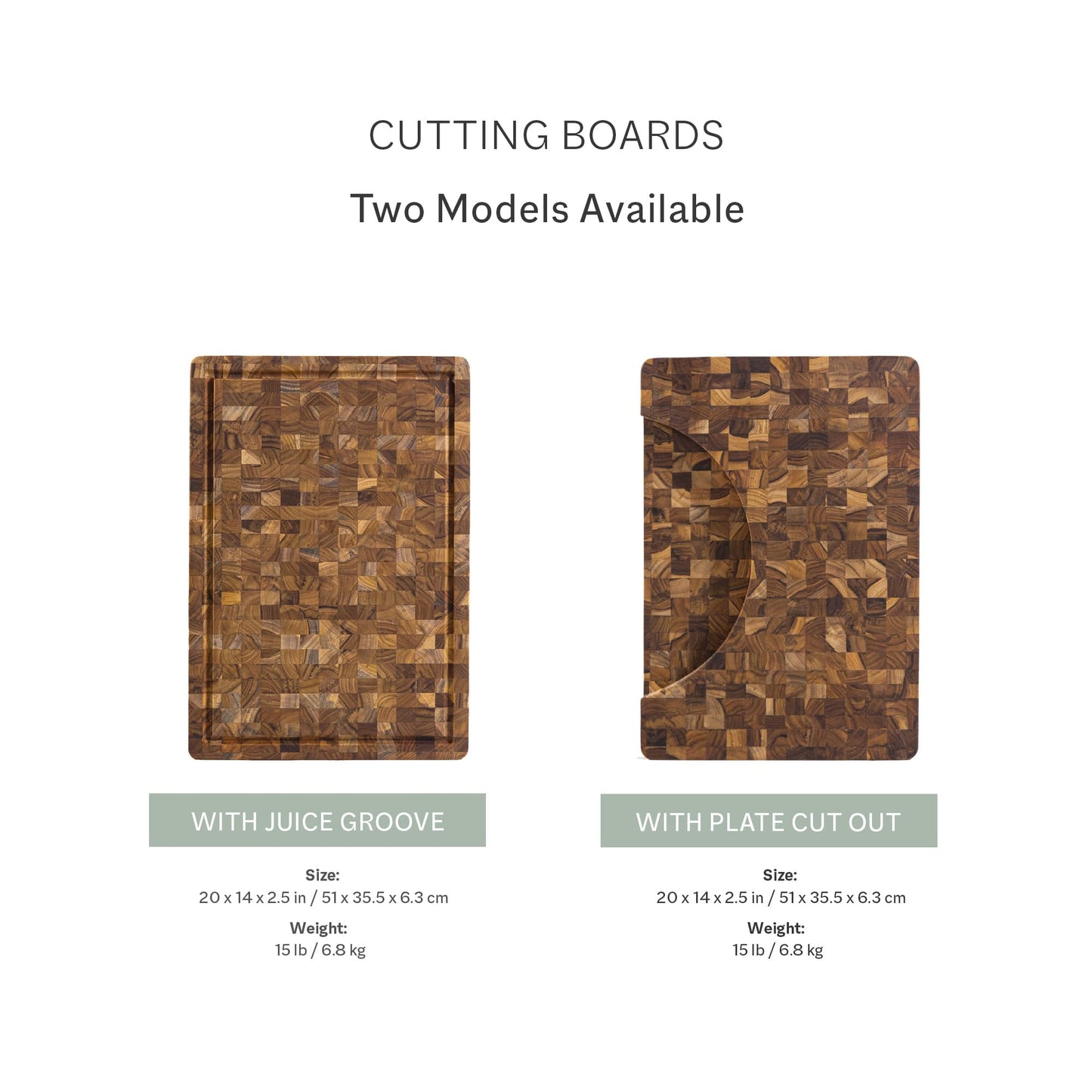 Teakhaus Butcher Block Carving Board - Large Extra Thick Cutting Board with Juice Groove - Holiday Gift Ideas for Men and Women - Gift-Ready End Grain Wood, Knife Friendly - FSC Certified