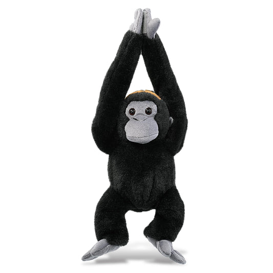 DolliBu Long Arms Hanging Monkey Plush Toy - Super Soft Stuffed Animal Monkey Toy, Cute Plush Wildlife Animal Toys for Kids and Adults - 13 Inches