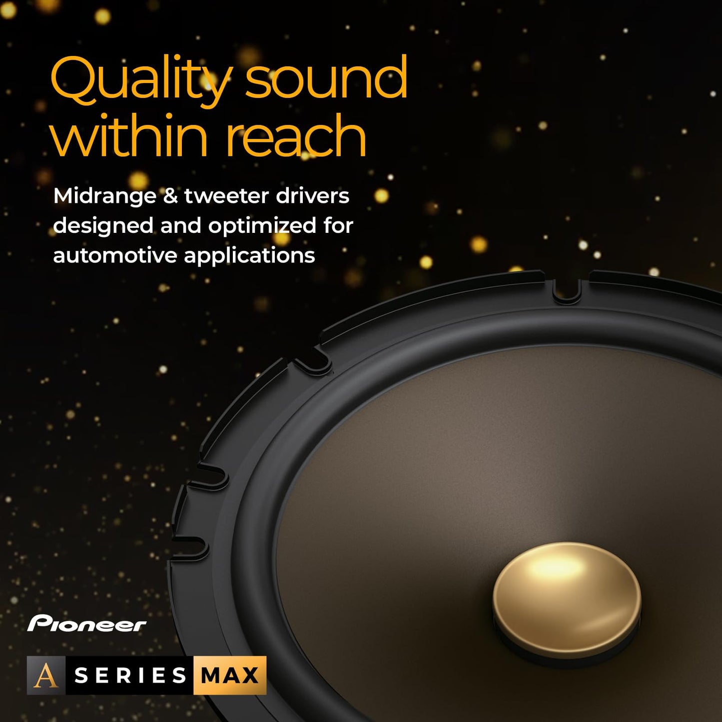 PIONEER A-Series MAX TS-A693CH 6” x 9” 2-Way Speakers (Pair) – 460W Max, Balanced Sound + Smooth Treble, Enhanced Bass, Ideal Factory Upgrade, Installation Adaptors Included