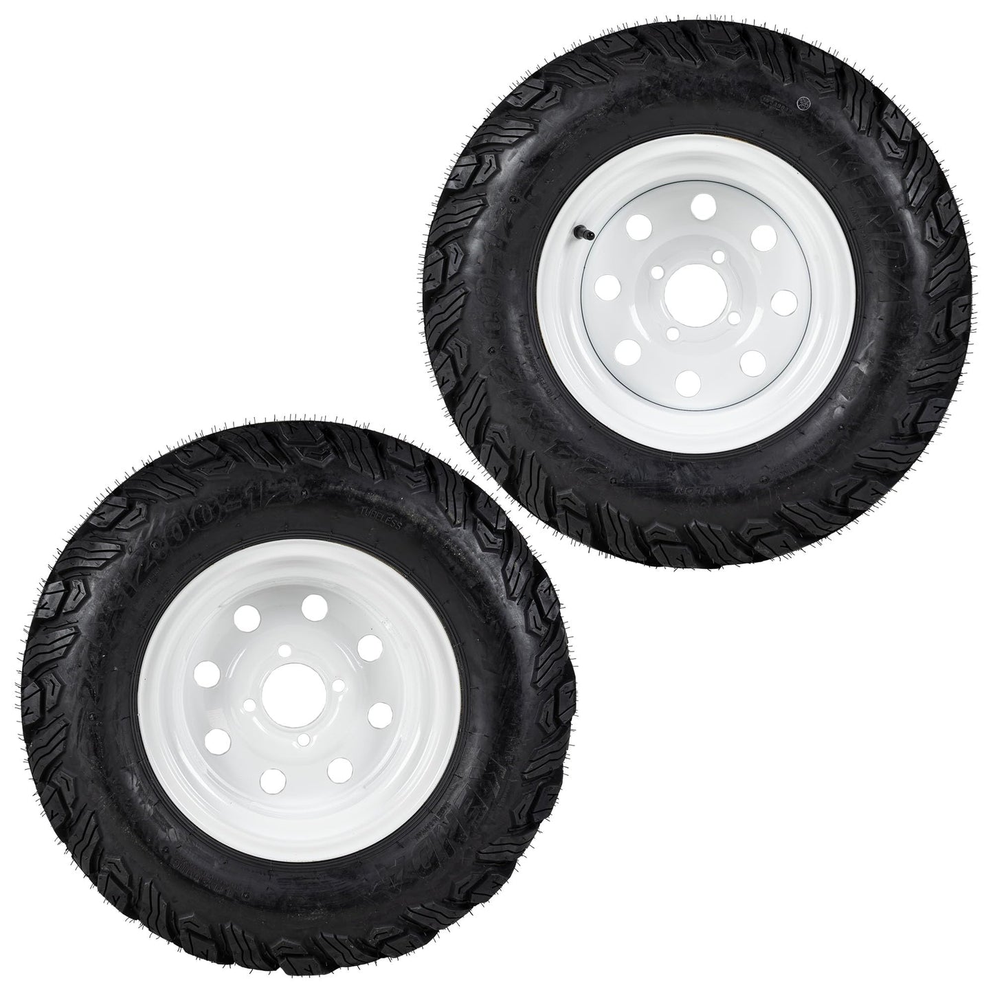 8TEN Wheel and Tire 24x12-12 for Exmark Lazer Z John Deere ZTrak Pro M R Series Offset -1.125 2 Pack
