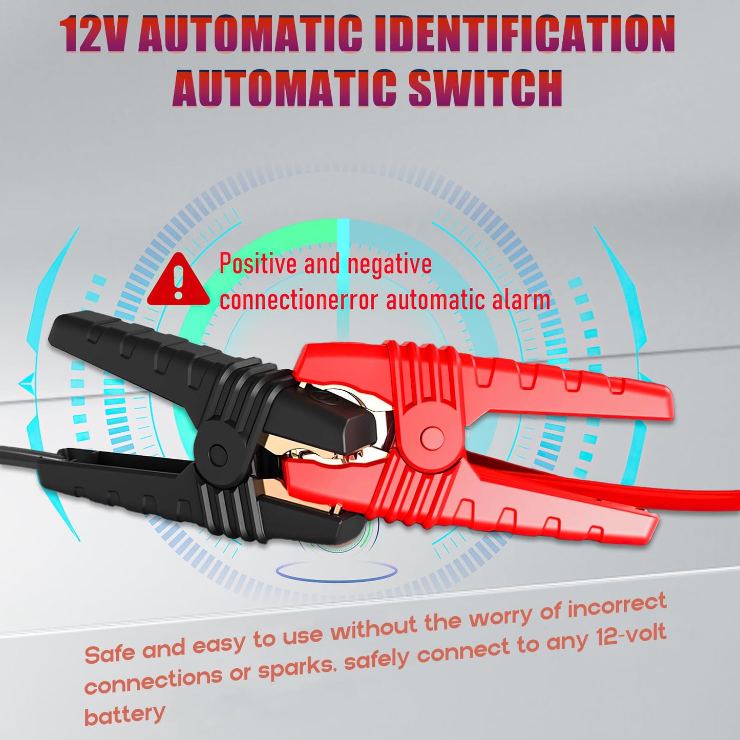 TAOOLP DM1264 Truck Jump Starter Heavy Duty: 30000A 12V Jump Starter Battery Pack for Semi and Diesel Truck Gasoline Diesel with 99L -Class 8 Heavy Duty, Can Be Active Under Extrem Conditions -40°F