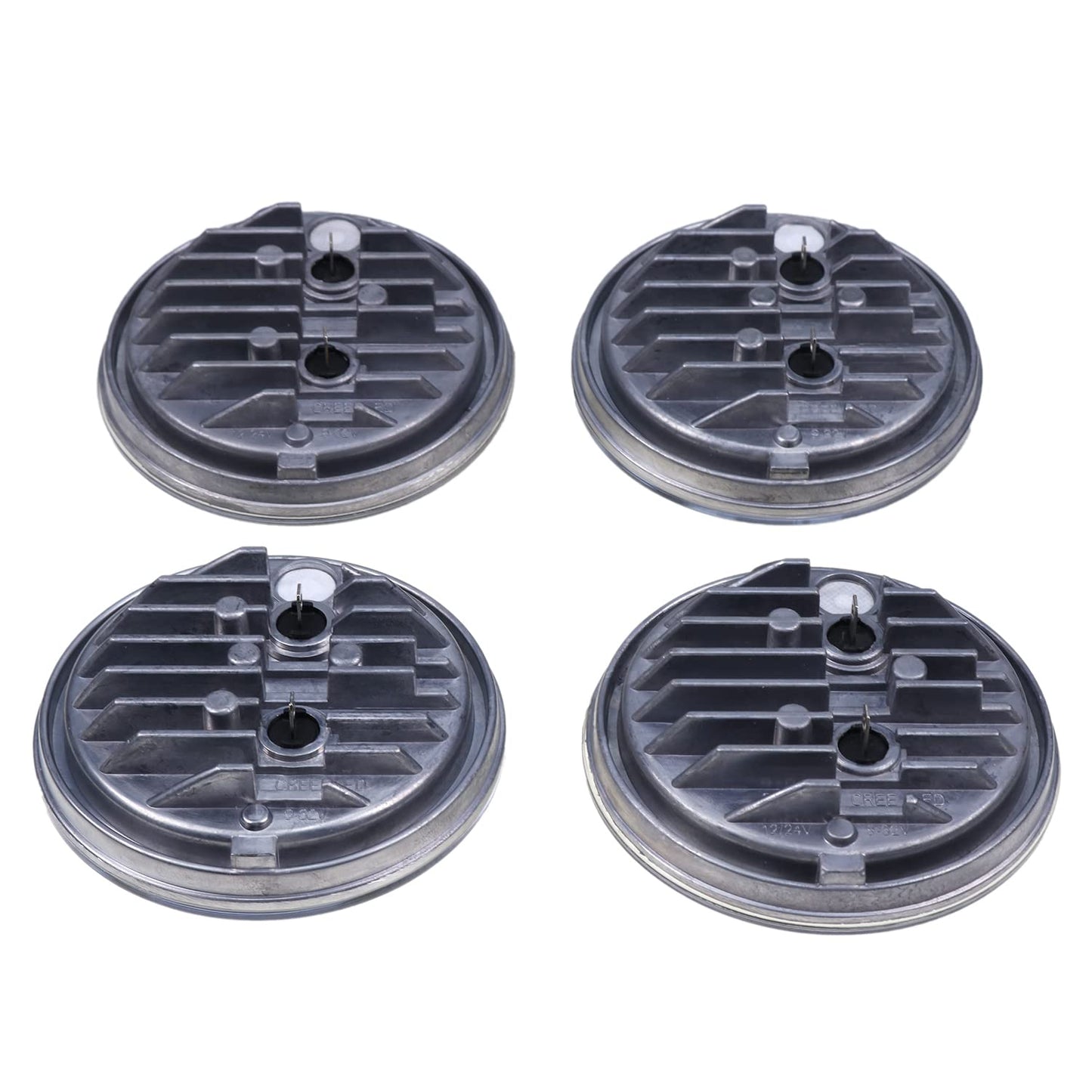 FridayParts 4Pcs 4.5" Replacement LED Fender Work Light RE336112 RE285628 RE336111 Compatible for John Deere Tractor 2520 3020 4020 4055 4255 4455 4555 4755 4955