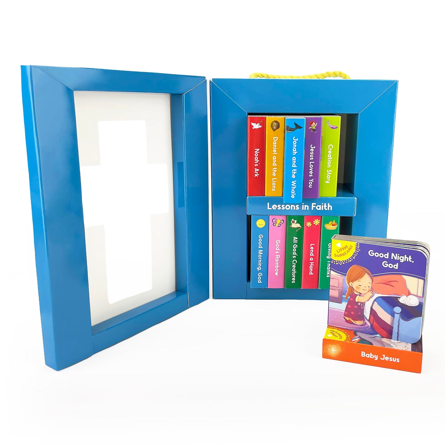 My Little Learner Library: Bible Stories - Christian (12 Board Books) for Toddlers