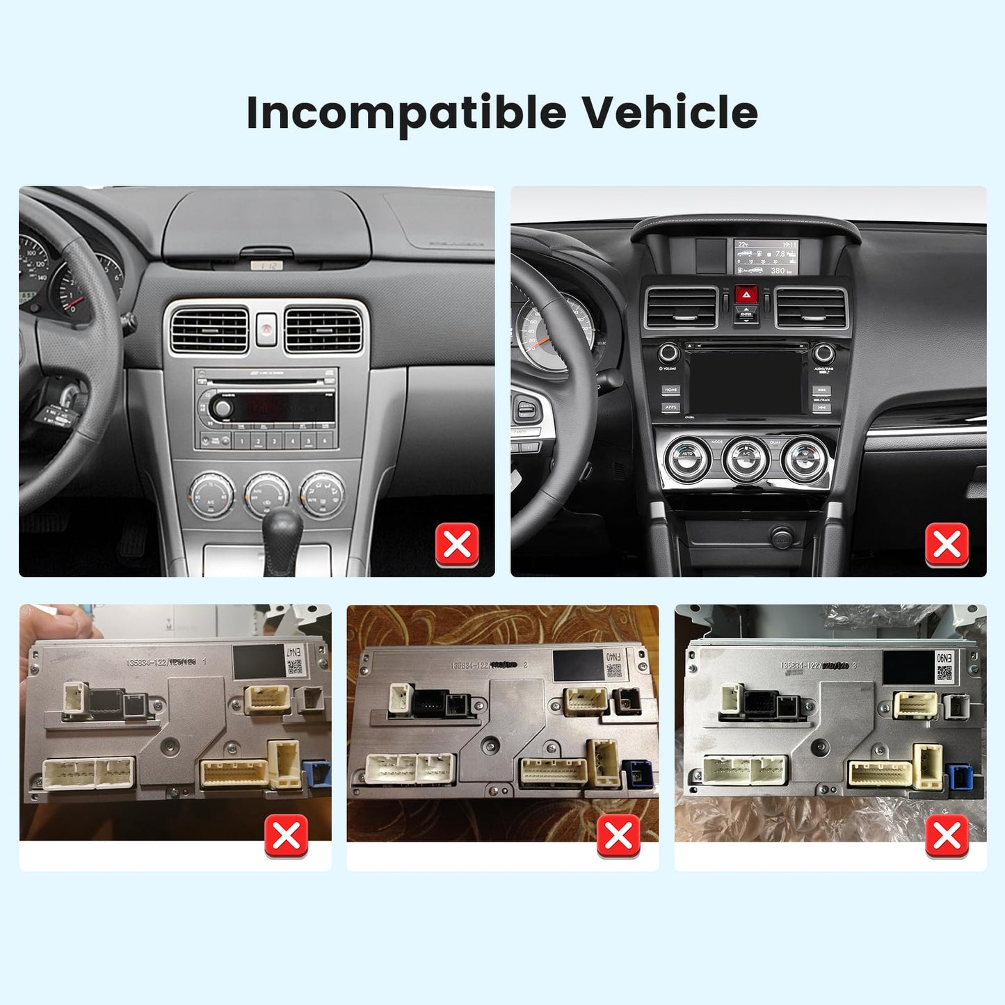 [4Core 64G] Android 15 Car Stereo for Subaru Forester Impreza WRX 2008-2012, Hikity 9 Inch Touchscreen Radio Wireless Carplay Android Auto Mirror Link GPS WiFi Bluetooth FM/RDS/EQ MIC Backup Camera