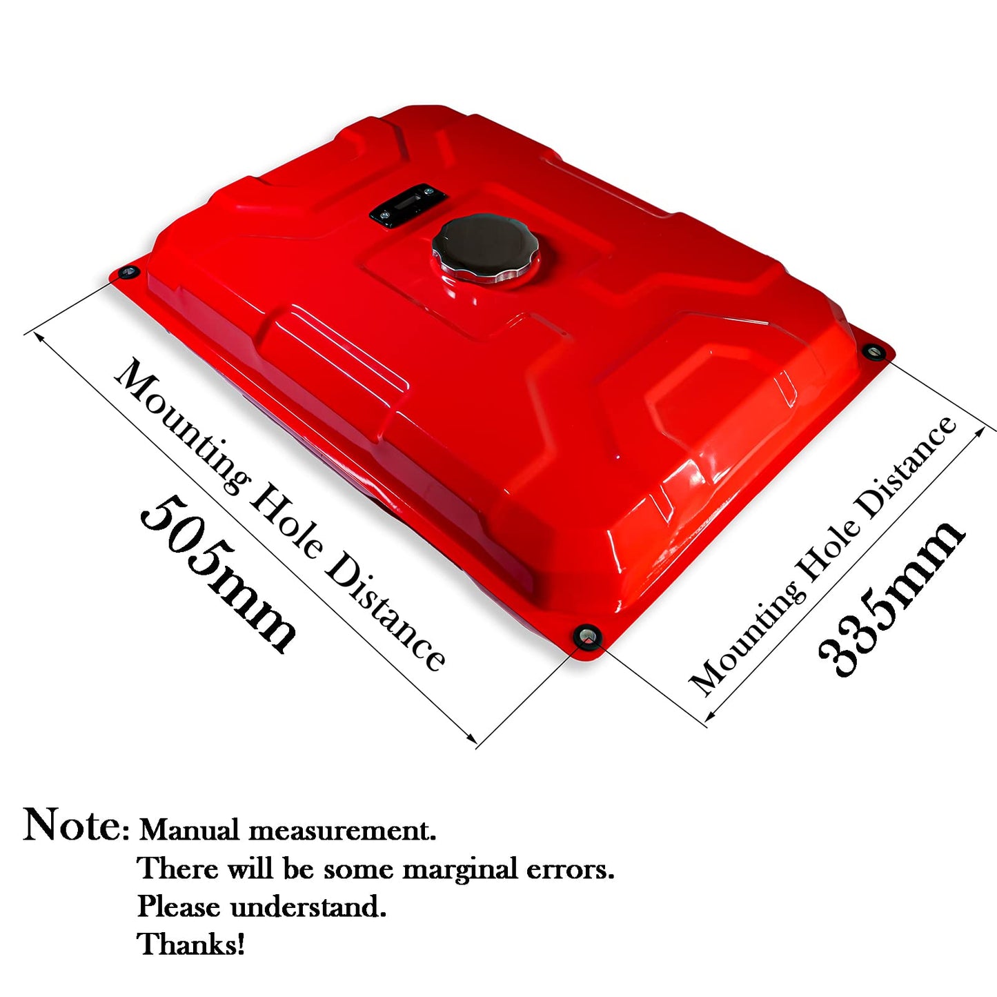 JMCHstore 5 Gallon Metal Generator Gas Fuel Tank For Generac GP3250 ,Champion 196cc 3500 4000 Watt, Predator Honda 3200 Watt 212CC 6.5HP ,All power 3250 Watt ,Craftsman Gas Powered Portable Generator