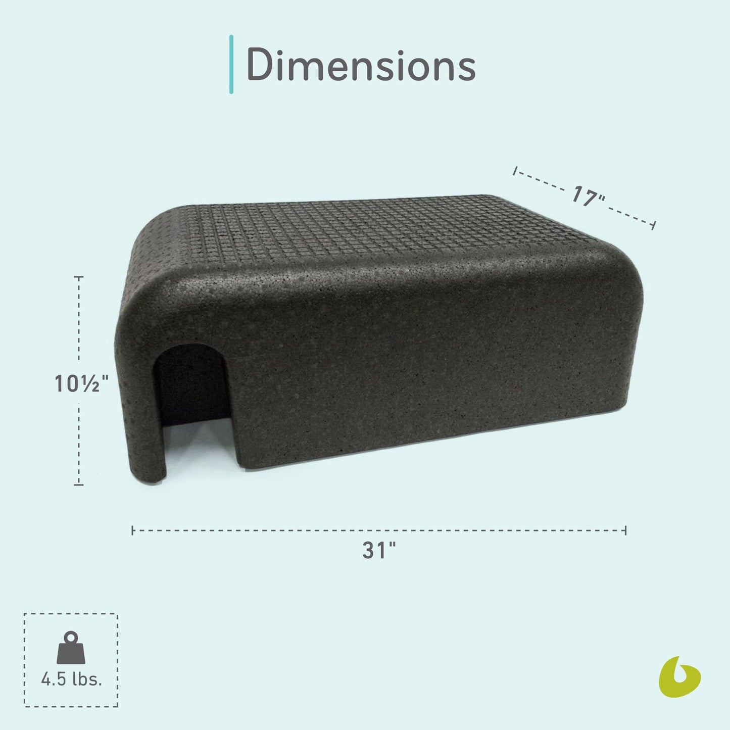 Balanced Body Sitting Box Lite, Pilates Reformer and Floor Exercise Equipment, Pilates Workout Equipment for Home Gym or Studio