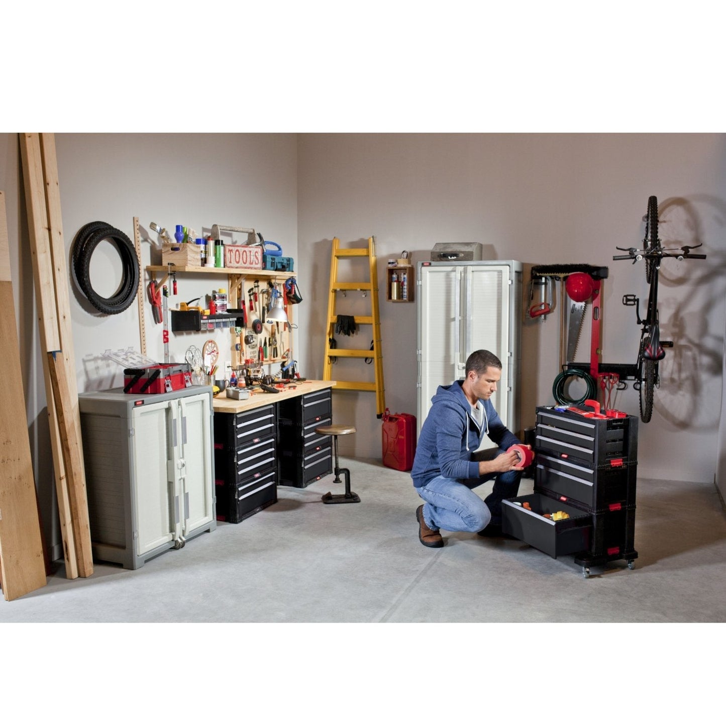 KETER TOOL CHEST tool box Unfitted Black