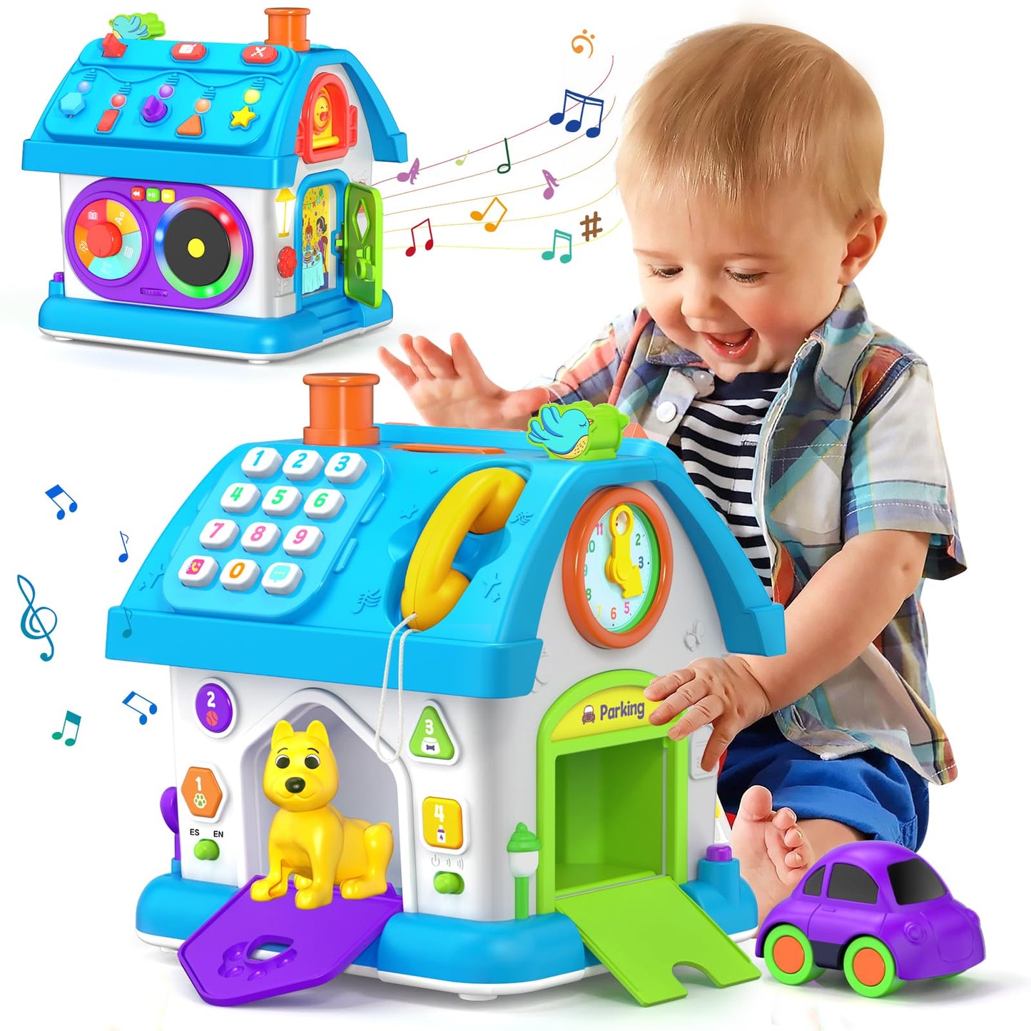 Vahome 14-in-1 Montessori Toys for 1 Year Old Boy Gifts, Musical Educational Baby Toy 12-18 Month, First Birthday Gift for One Year Old Boy Girl, 1st Present for Toddler 1-2 Age