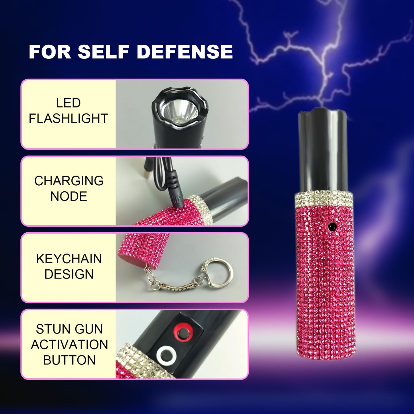 NYNPPUE Wristlet Lanyard Keychain Set for Women Wallet Pom Pom Keychain Accessories(Rose pink)