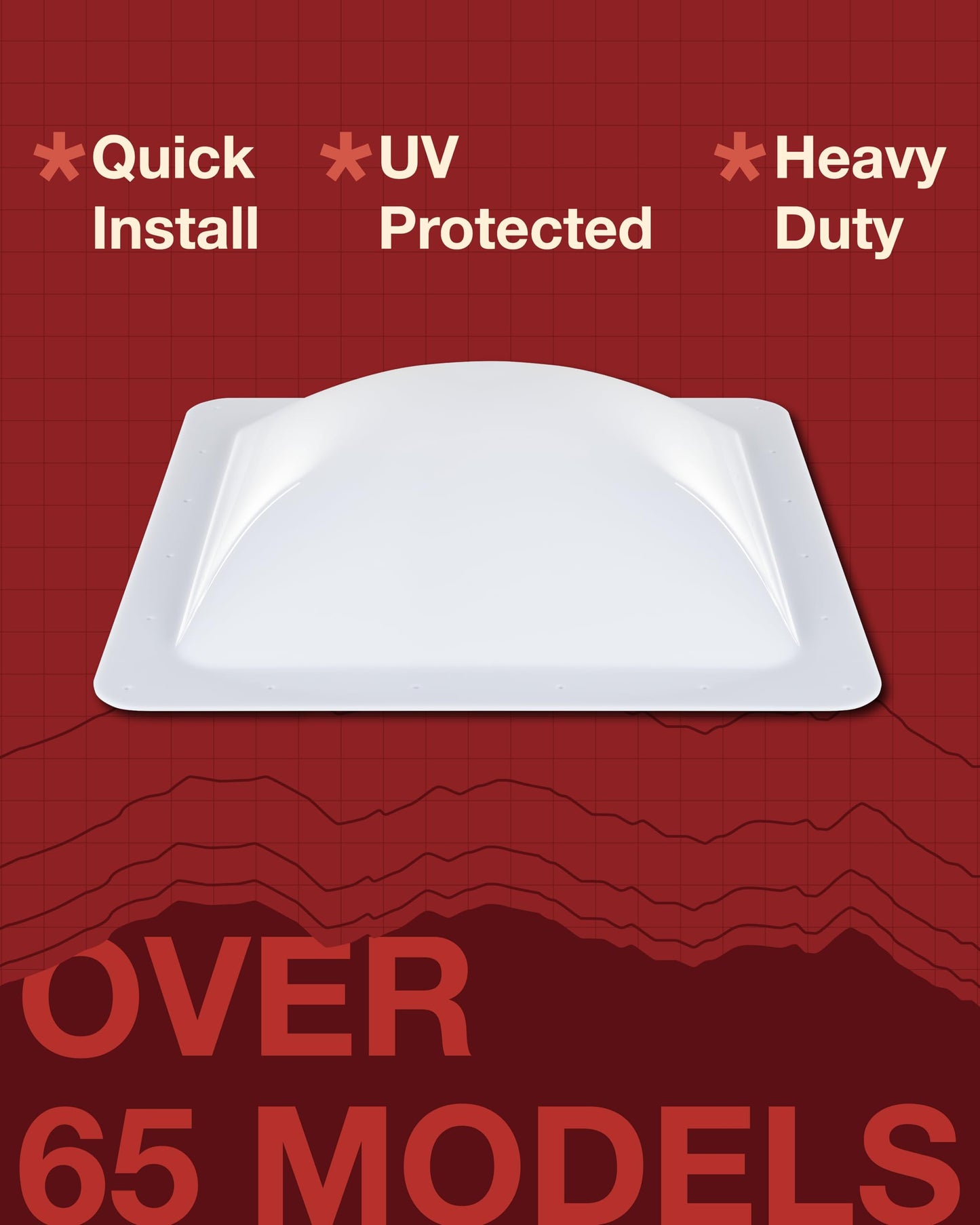 ICON 14332 Skylight, SL1836W, White