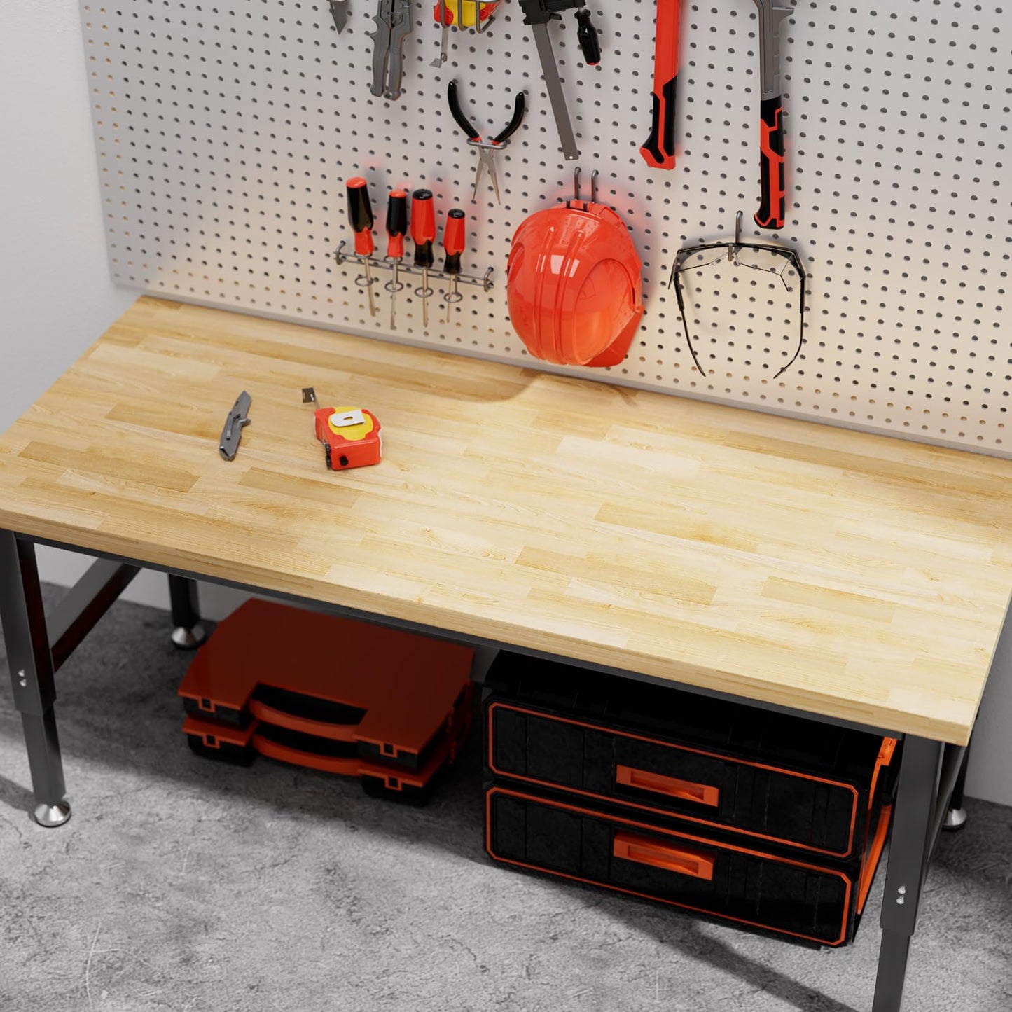 Solid Wood Butcher Block Countertop - 4ft Unfinished Birch Slab Counter Top Wooden Table Desk Top for DIY Kitchen Island, Workbench, Washer Dryer, Coffee Bar Table, 50"x25"x1.5"
