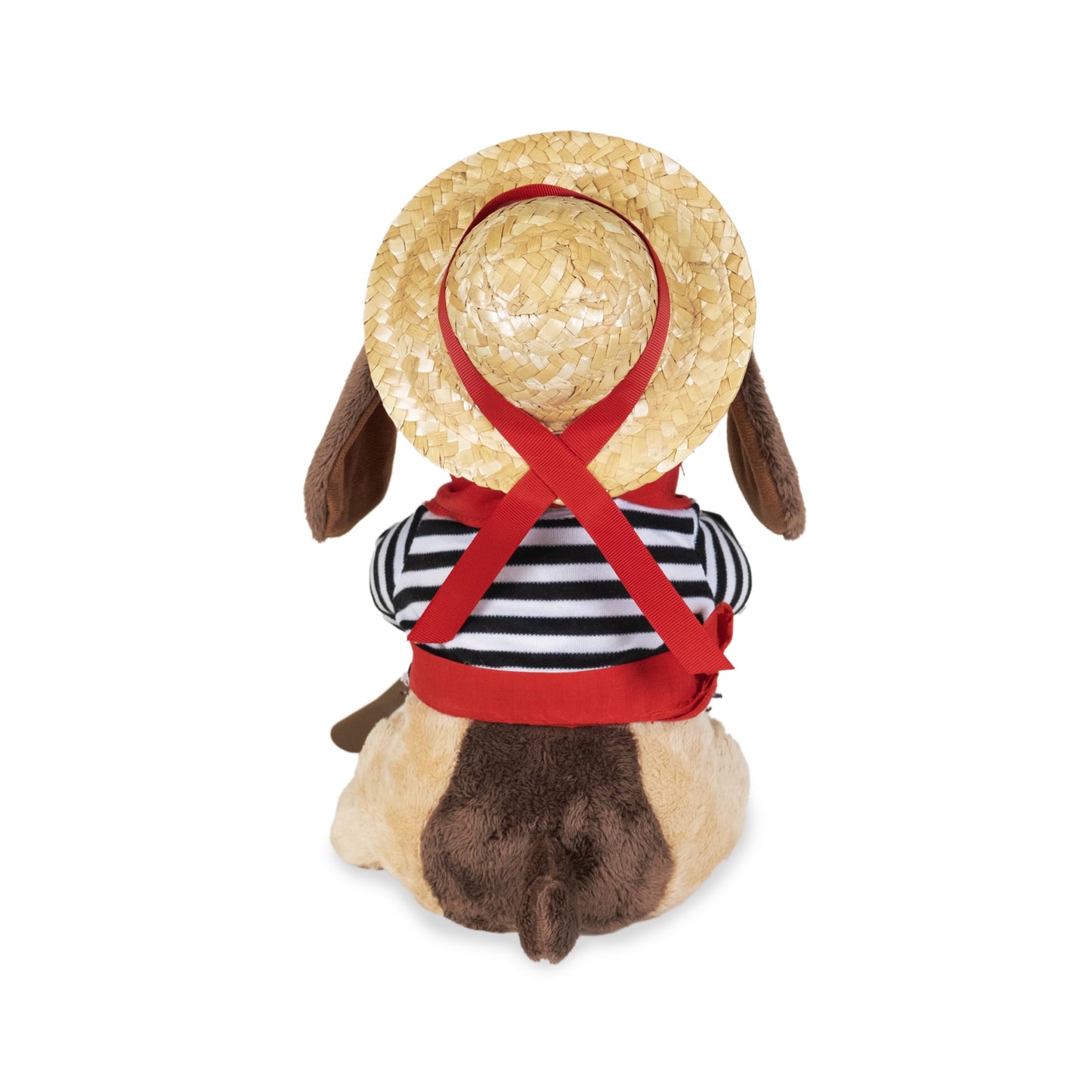 Singing Toy Puppy - Gondolomio | Animated Plush Italian Dog Sings 2 Songs "O Sole Mio" and Elvis Hit "It's Now or Never" | Funny Romantic Cute Valentine Gift | Great for Kids and Adults, 12 inches