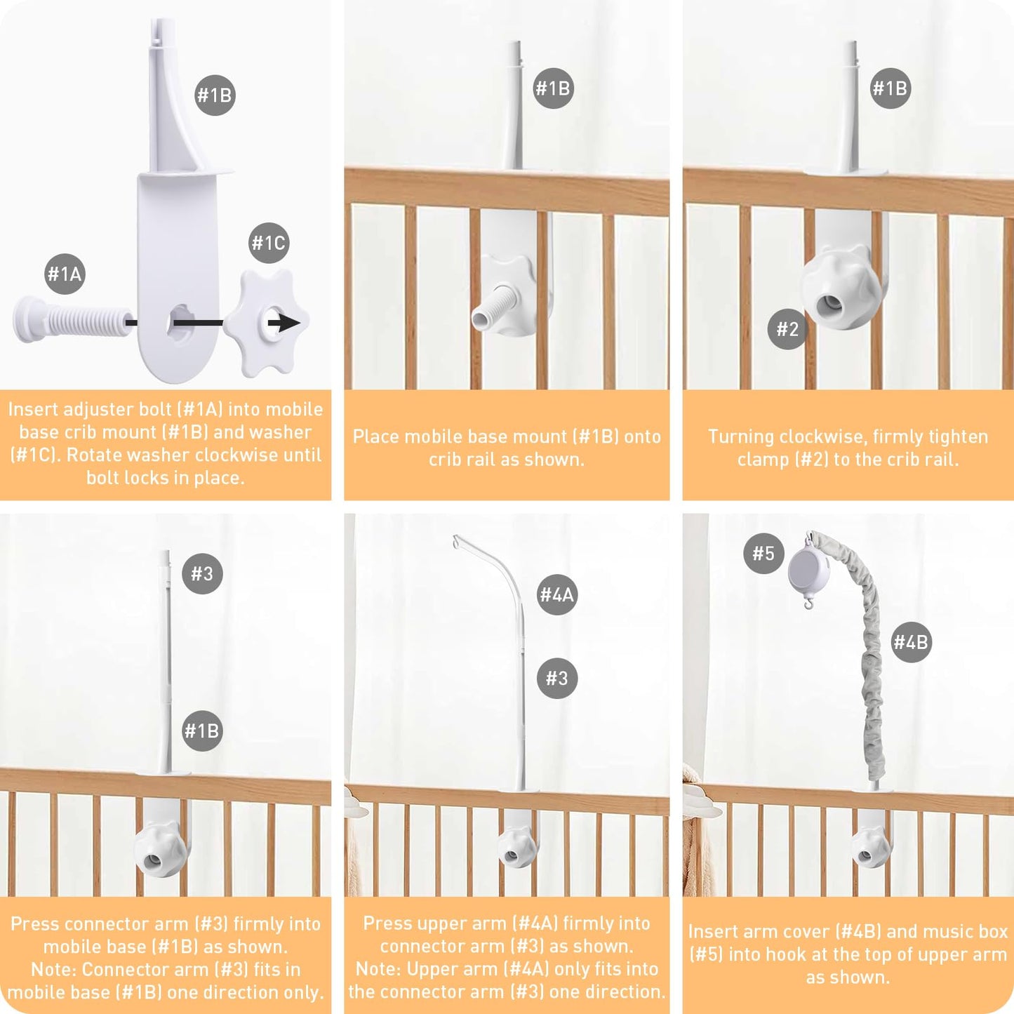 NICEMER Baby Crib Mobile - Jungle Animal Mobile for Crib Nursery Musical Mobile Gender Neutral for Boys and Girls with 12 Lullabies Ceiling Mobile Presents for Newborn