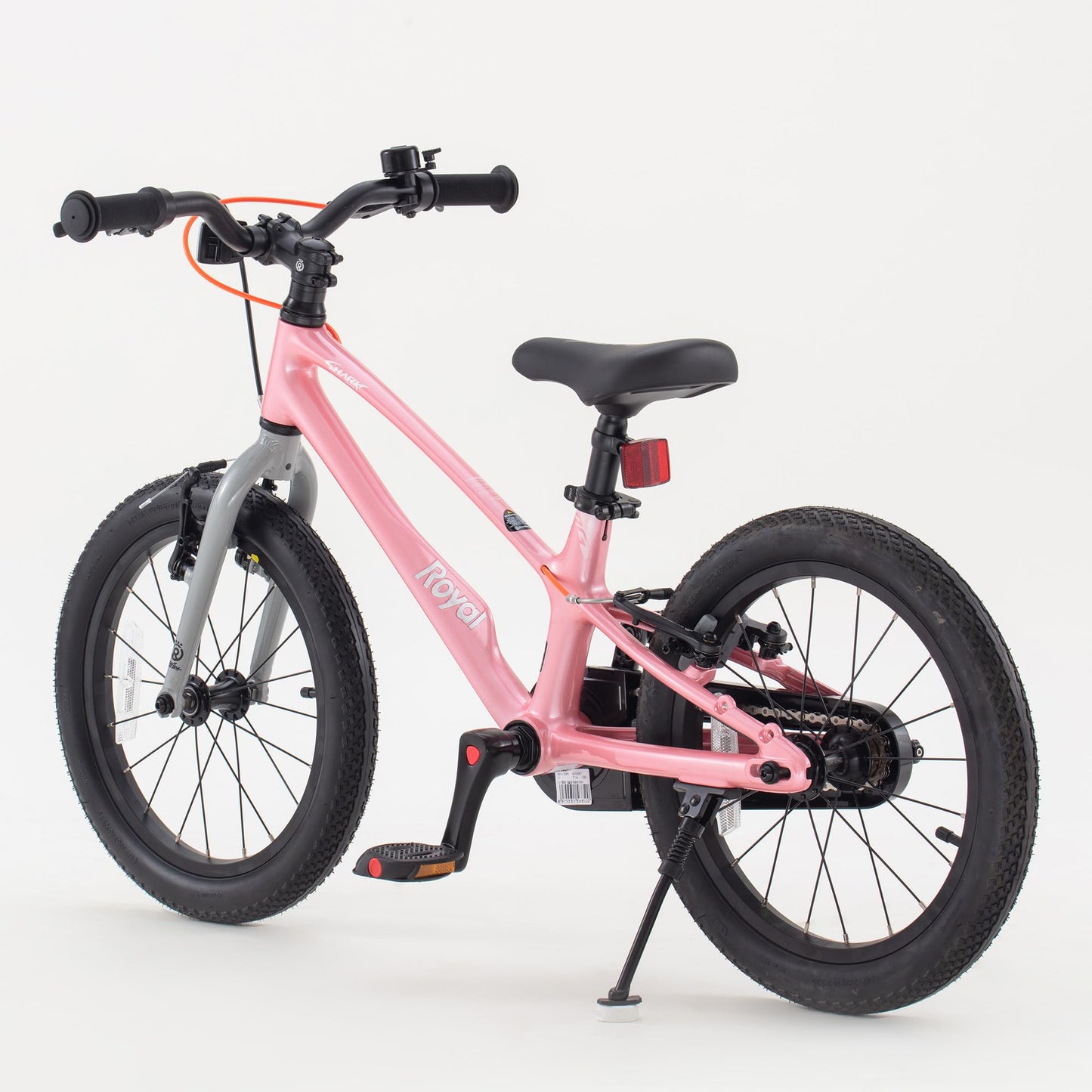 RoyalBaby EZ-Shark Ultra-Light 16 Inch Kids Bike Beginners Learning Bicycle Lightweight Alloy Boys Girls Ages 4+ Years, Pink