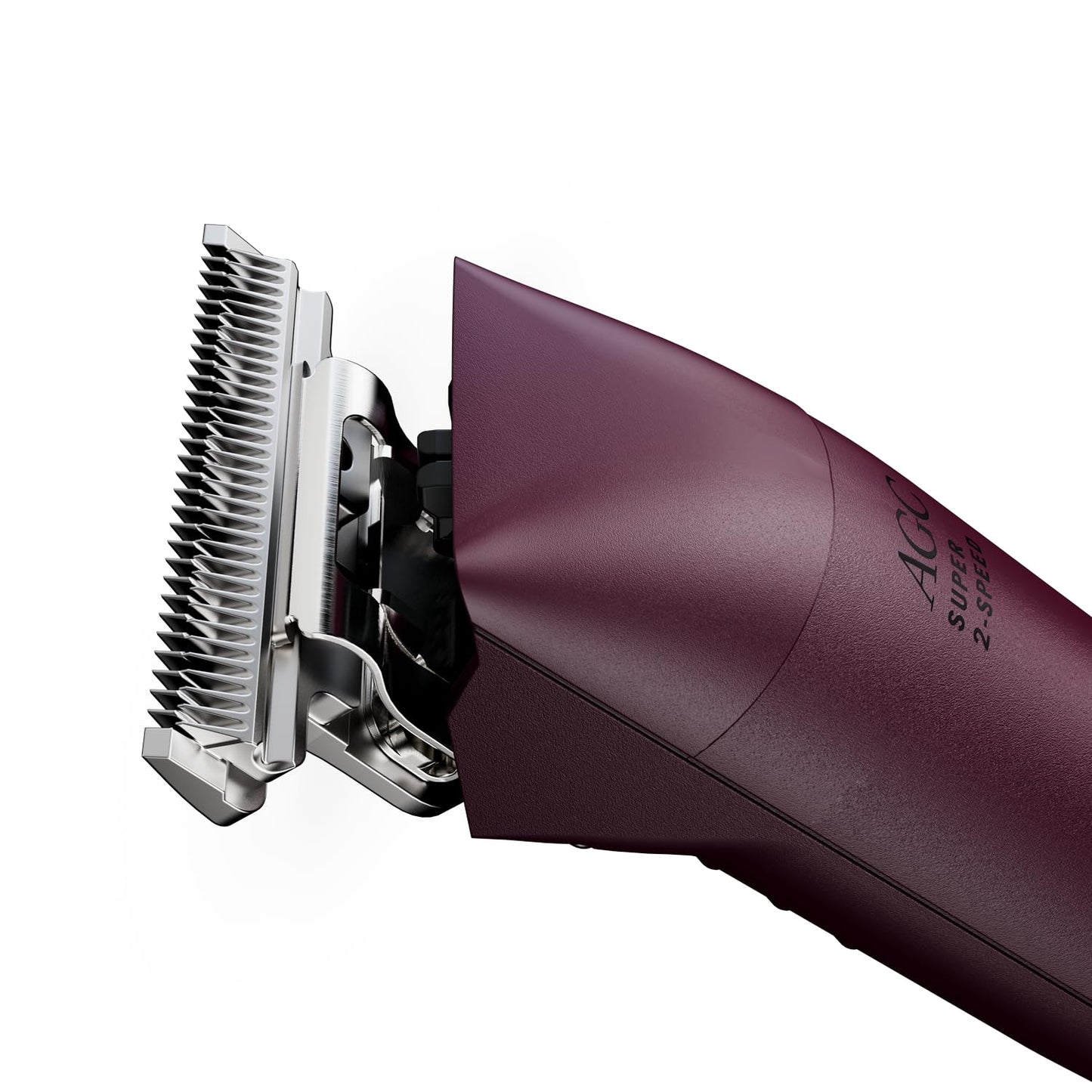 Andis 23330 Professional AGC Super 2-Speed Horse Clipper with Detachable Blade - Cool & Quiet Running Design - Includes Ultra Edge Size T-84 Blade for Complete Horse Grooming - Burgundy