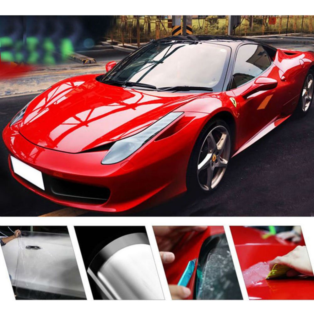 HOHOFILM PPF Car Paint Protection Film Self Healing Automotive Vinyl Wrap Clear Gloss Vinyl Sheet Self-Adhesive,60" x20ft Roll