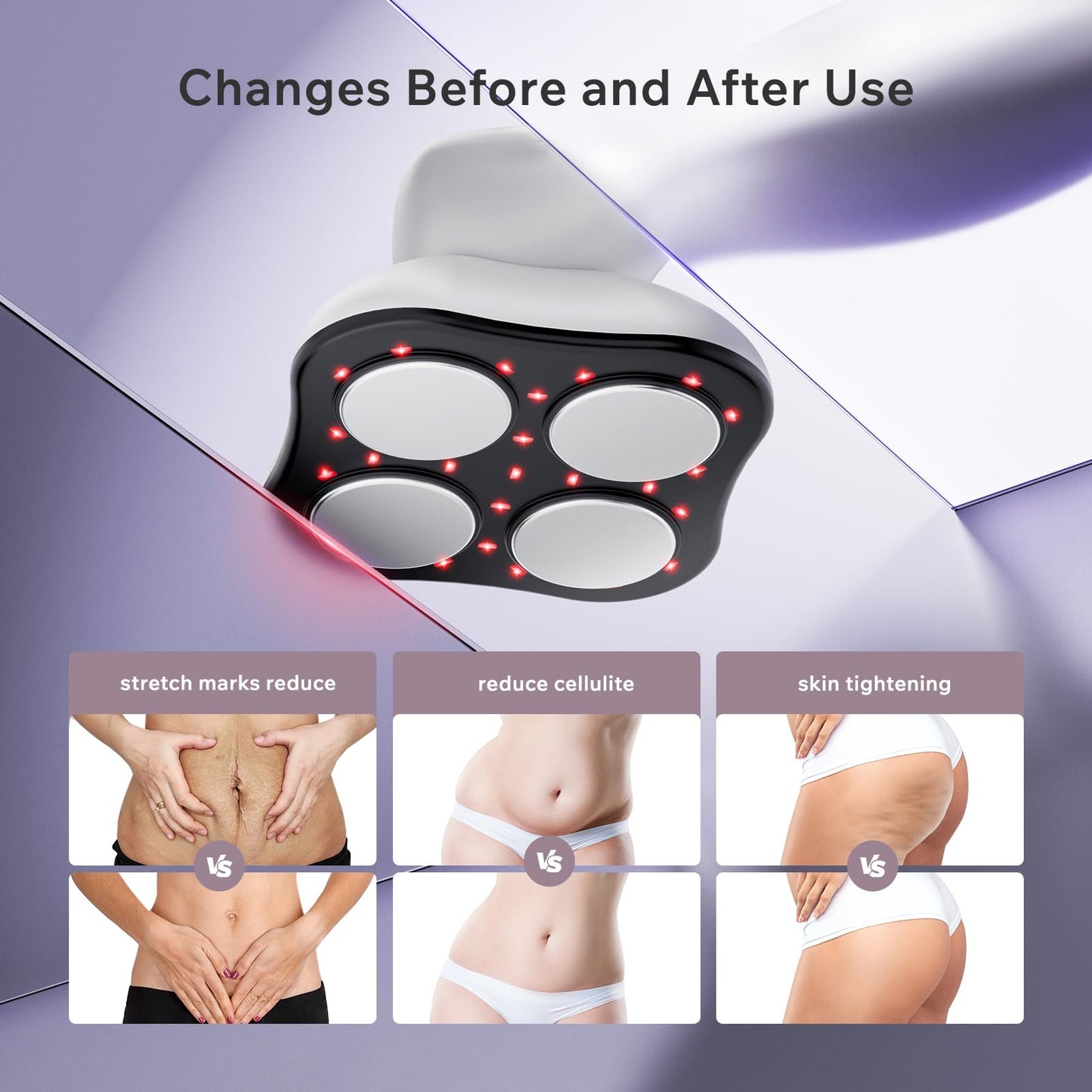 Oranmagic Electric Body Massager with Heating - 10 Adjustable Intensities, Suitable for Legs, Belly, Waist, Arms, Buttocks