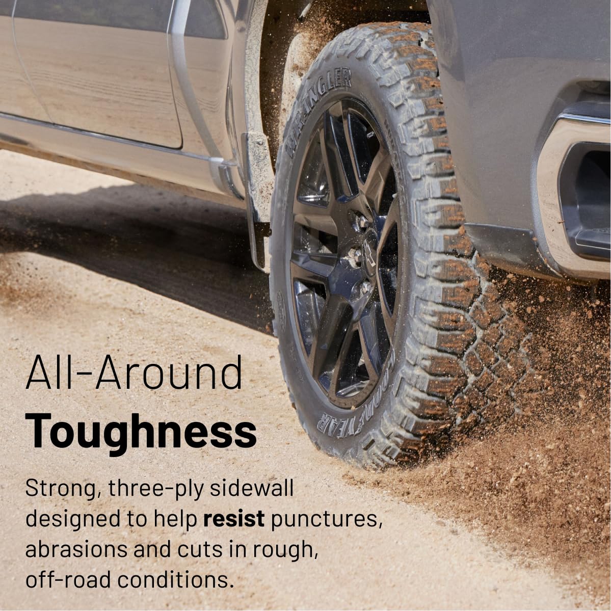 Goodyear Wrangler DuraTrac RT All-Season Radial Tire, 37X12.50R20LT, Set of 1