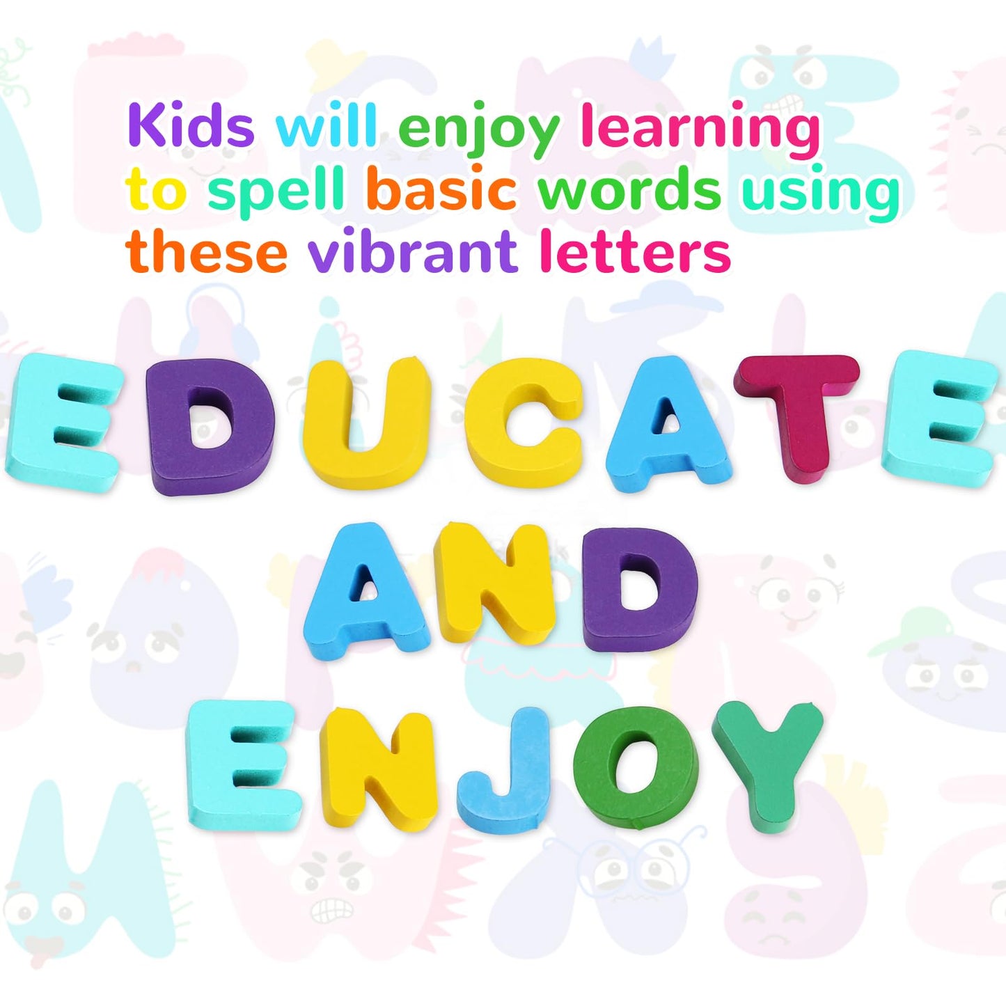 Wooden Alphabet Puzzles Ages 3-5, Alphabet and Number Puzzle with ABC Learning for Kids Ages 3 4 5, Preschool Learning Toys with Chunky ABC Puzzle Board for Girls Boys Kindergarten