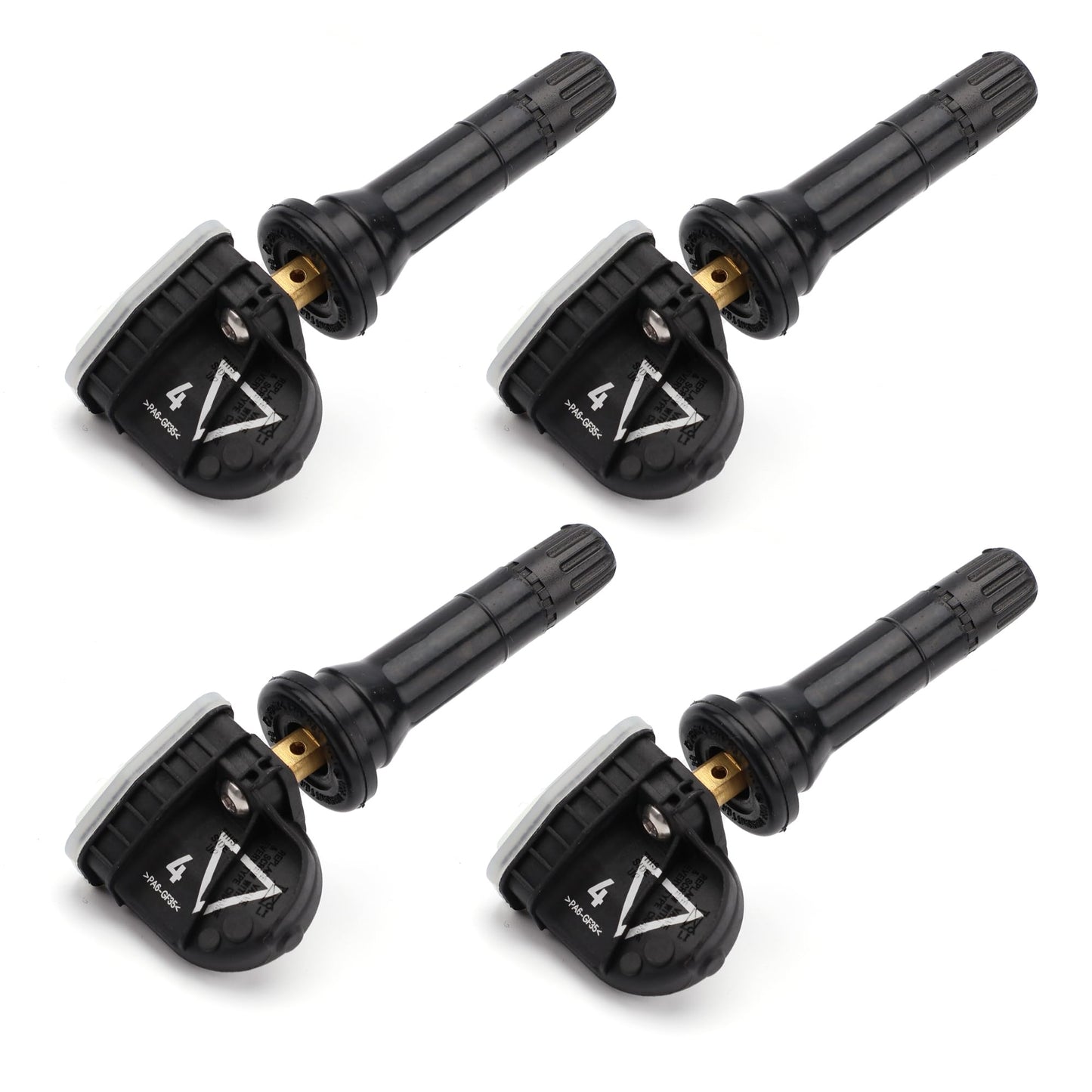 YUANCHINB Set of 4 TPMS Tire Pressure Sensors GM TPMS Sensors 433MHz Compatible with Chevy Silverado Tahoe Buick Enclave Cadillac Escalade GMC Sierra Replaces# 13598773 13589601(4 PCS)
