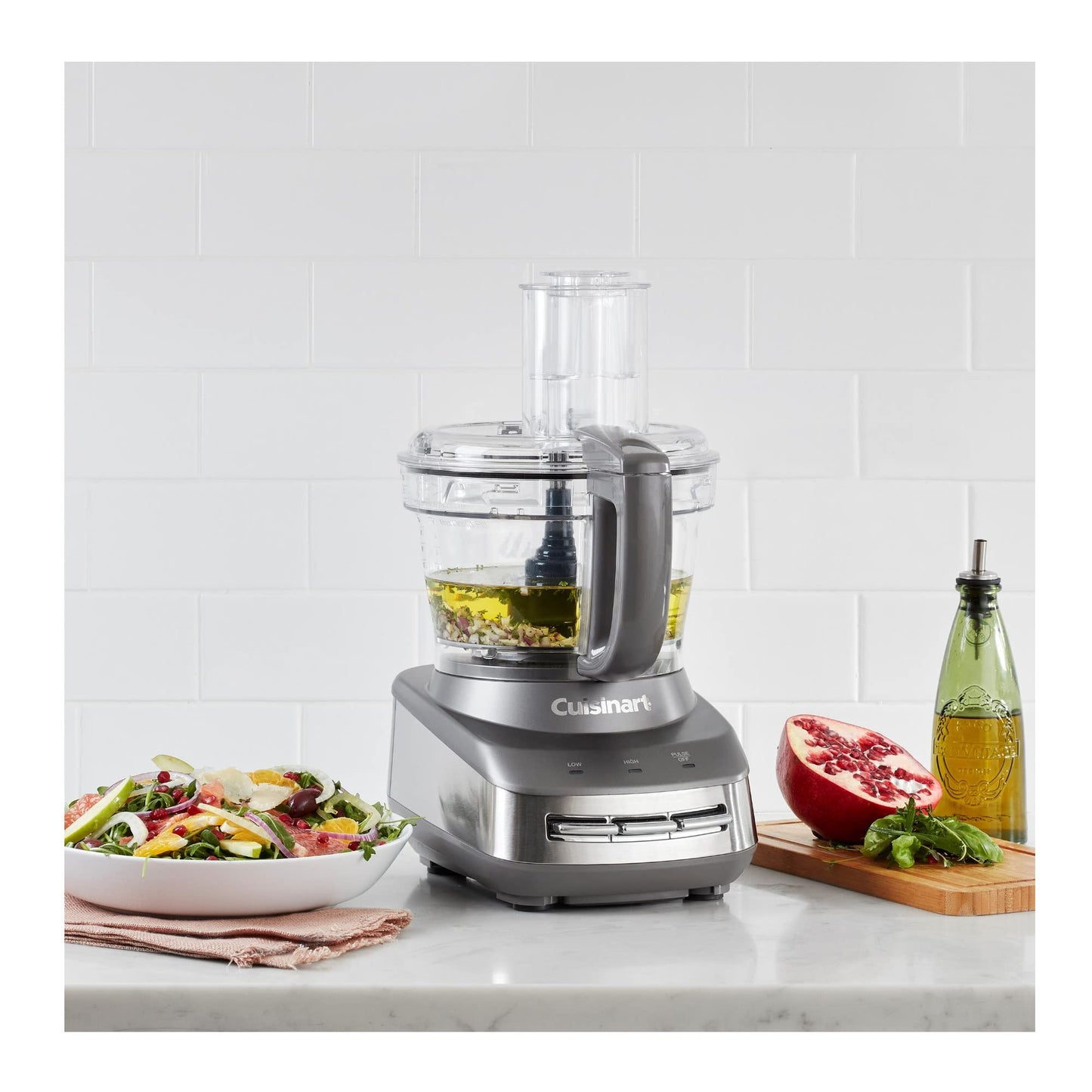 Cuisinart FP-110AG Core Custom 10-Cup Multifunctional Food Processor, Anchor Gray