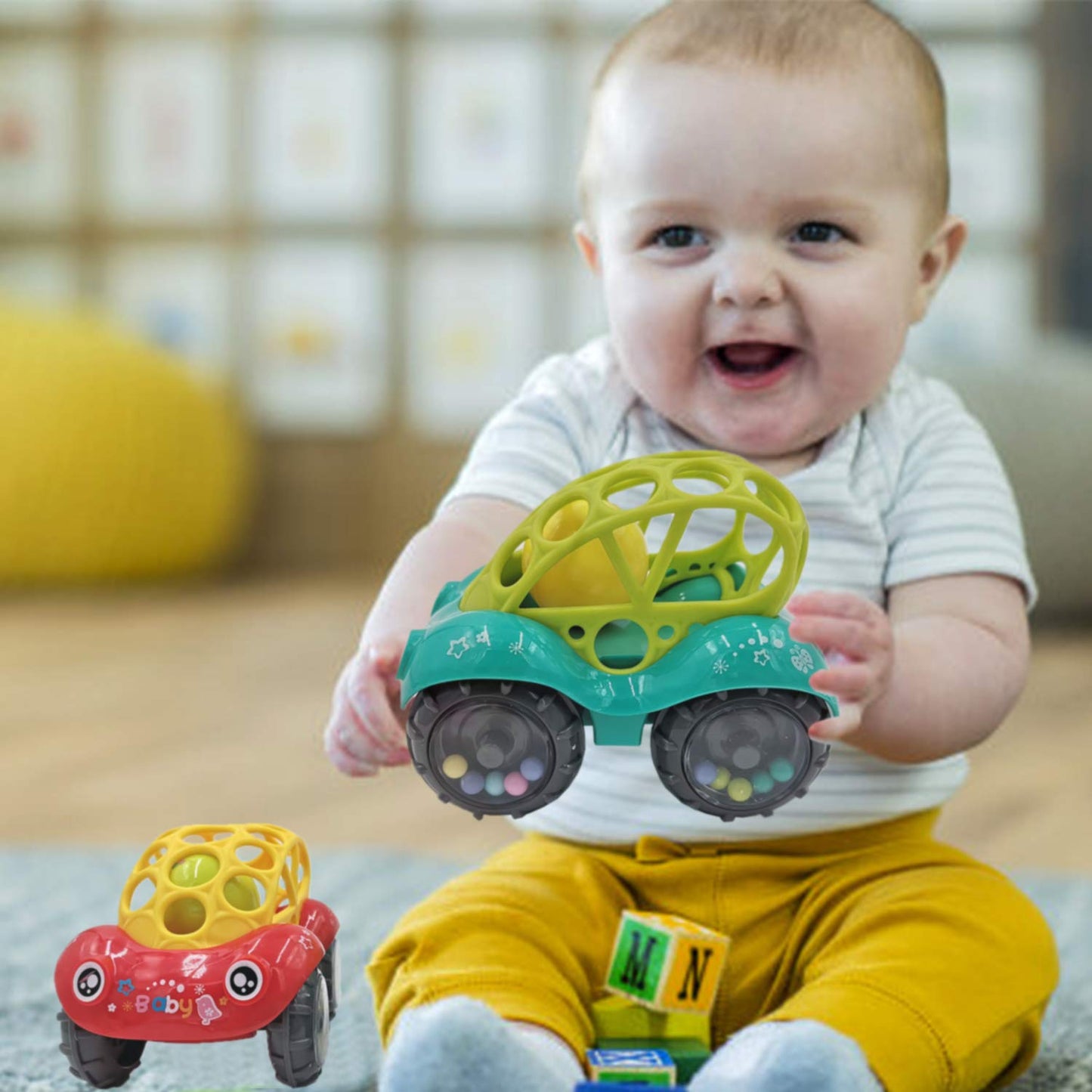 Toy Cars for Toddlers 1-3 - Baby Car Toys for 3-18 Months, Car Toys for 1-5 Year Olds Boy Girl, Baby Toy Cars 3-18 Months Baby Trucks for 3-18 Month