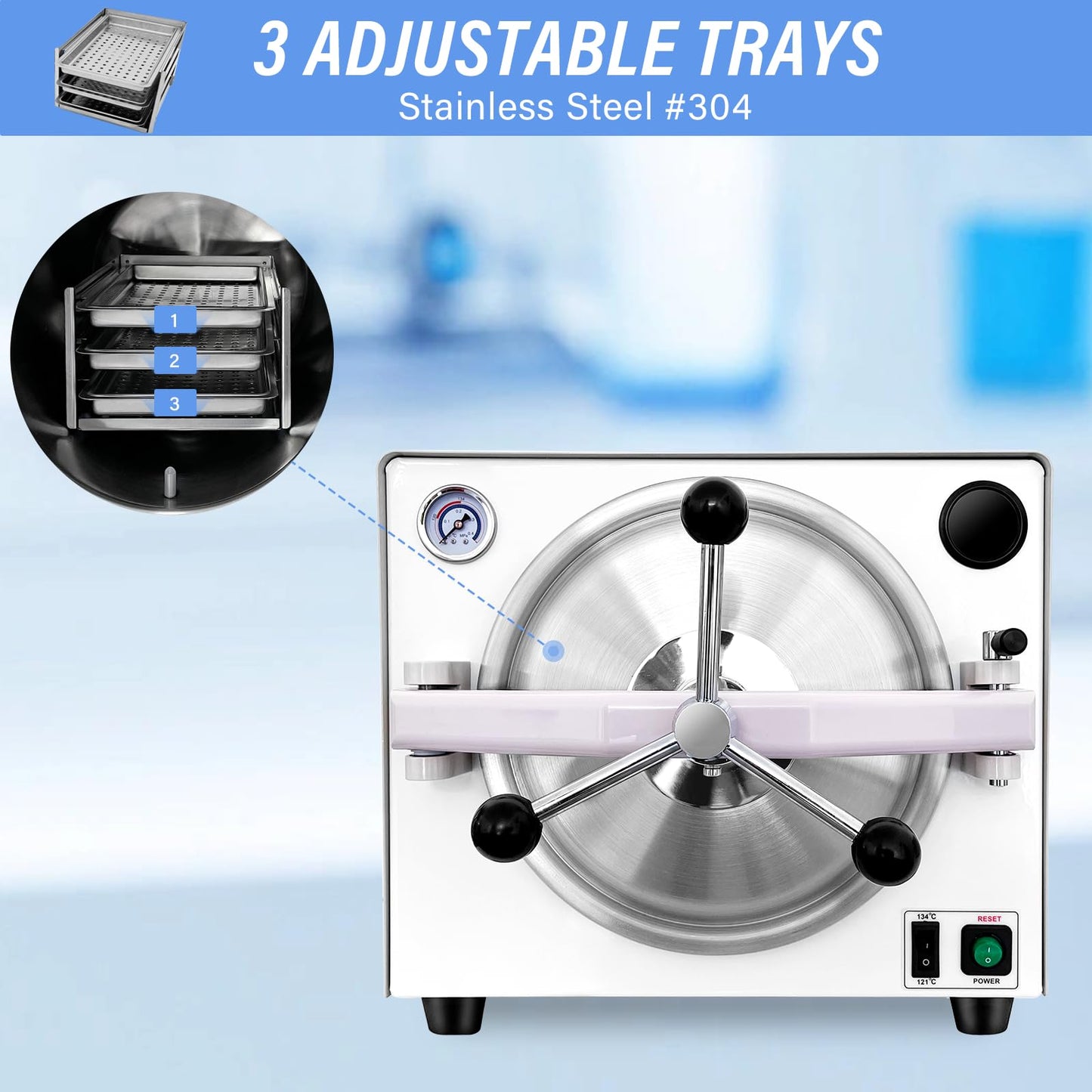 DACAT-RICHFU TR250M 18L Autoclave
