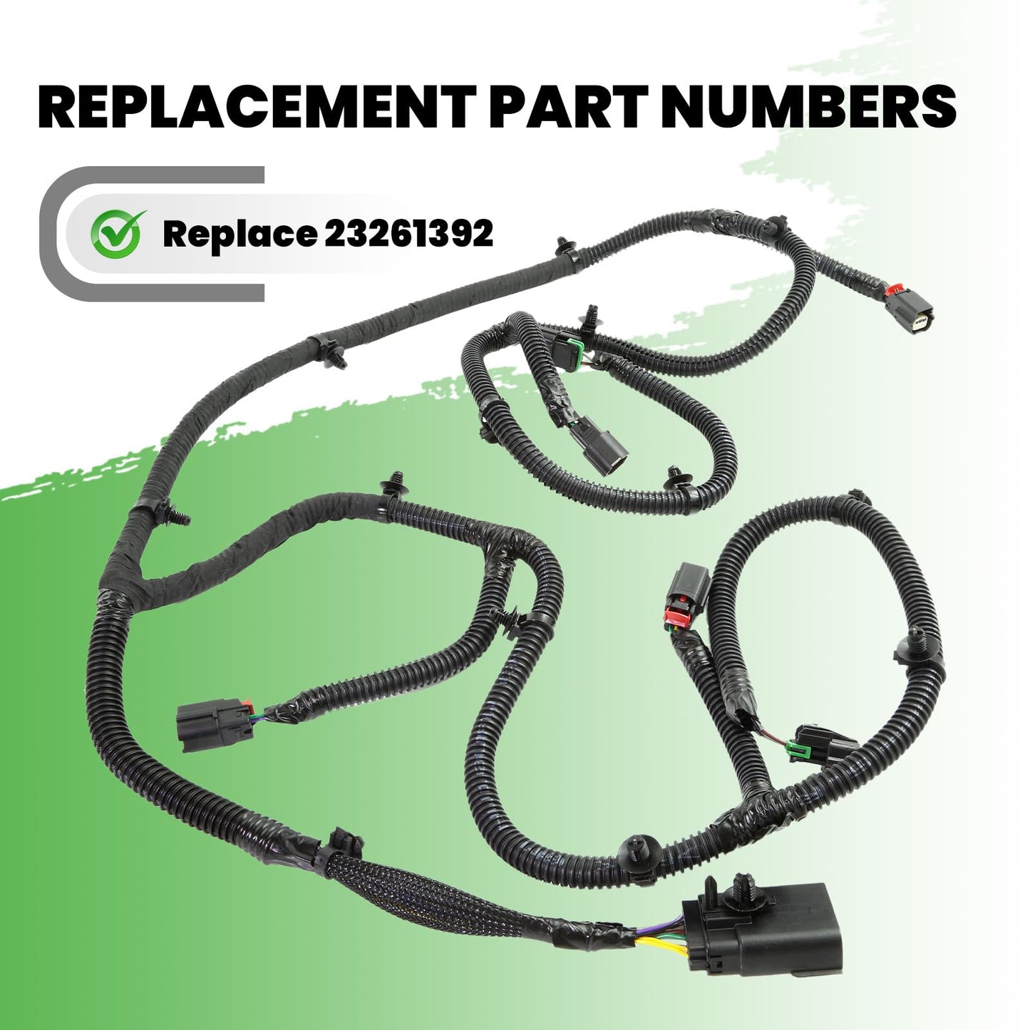 Front Object Alarm Wire Harness Fit for Chevrolet Silverado GMC Sierra 2500 3500 HD 2015-2019 Park Assist Sensor Wiring Loom Replace 23261392 2326-1392