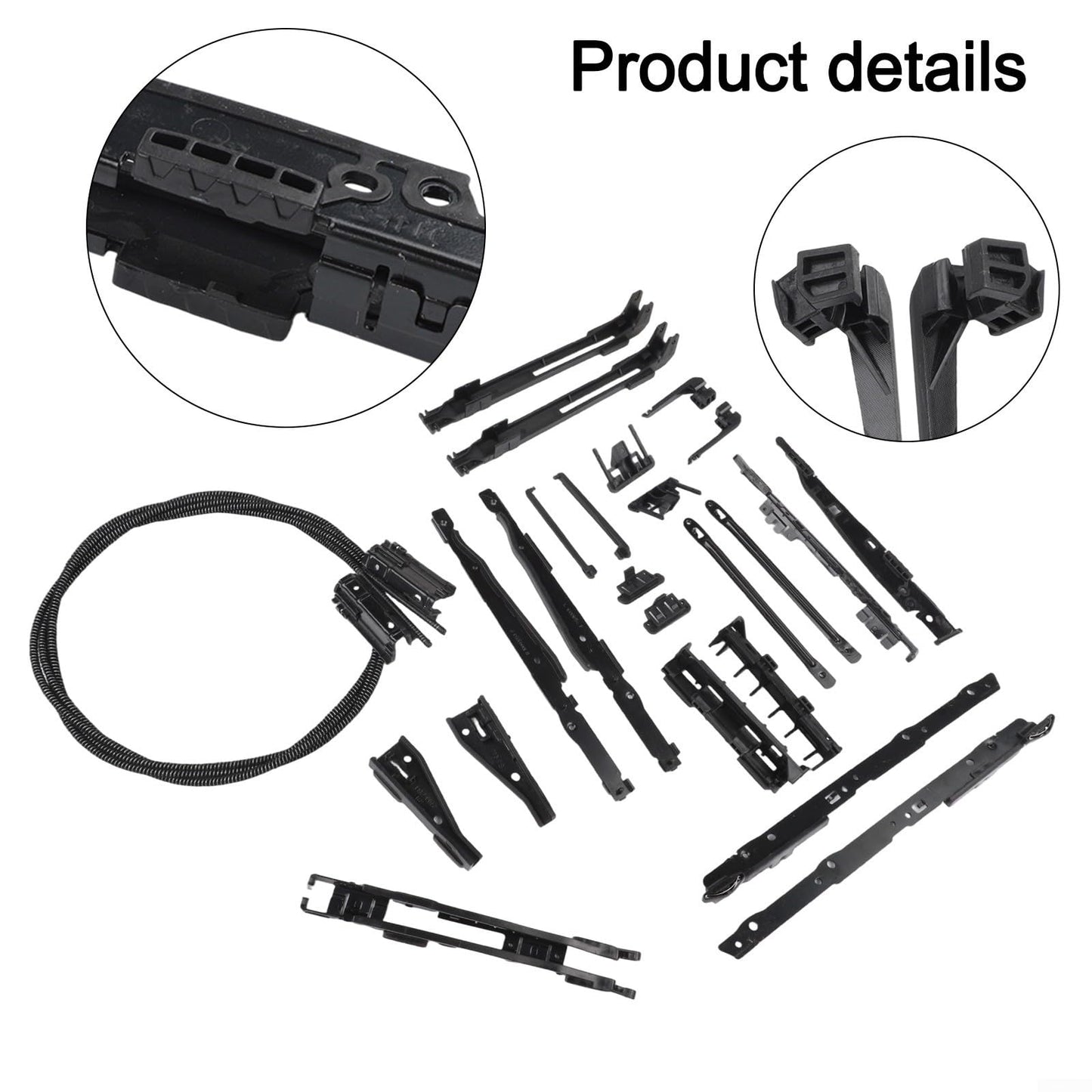 Panoramic Sunroof Repair Kit Cable Fit For BMW X5 E70 F15 And X3 E83 E53, Replacement With OEM 54137118849 54107278144, Easy Install For Roof Operation